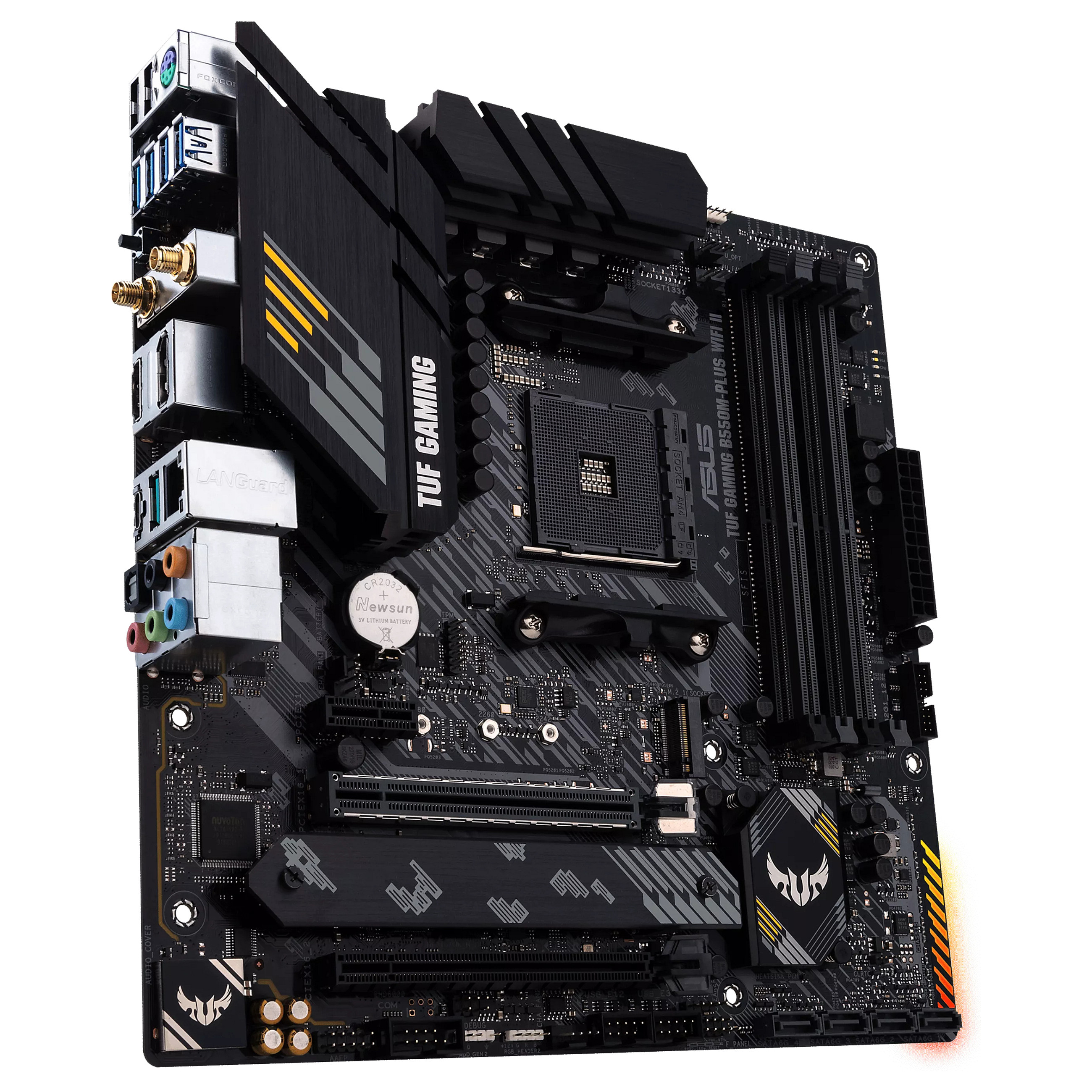 MB ASUS TUF GAMING B550M-PLUS (WI-FI II) (AMD.AM4.DDR4.ATX)