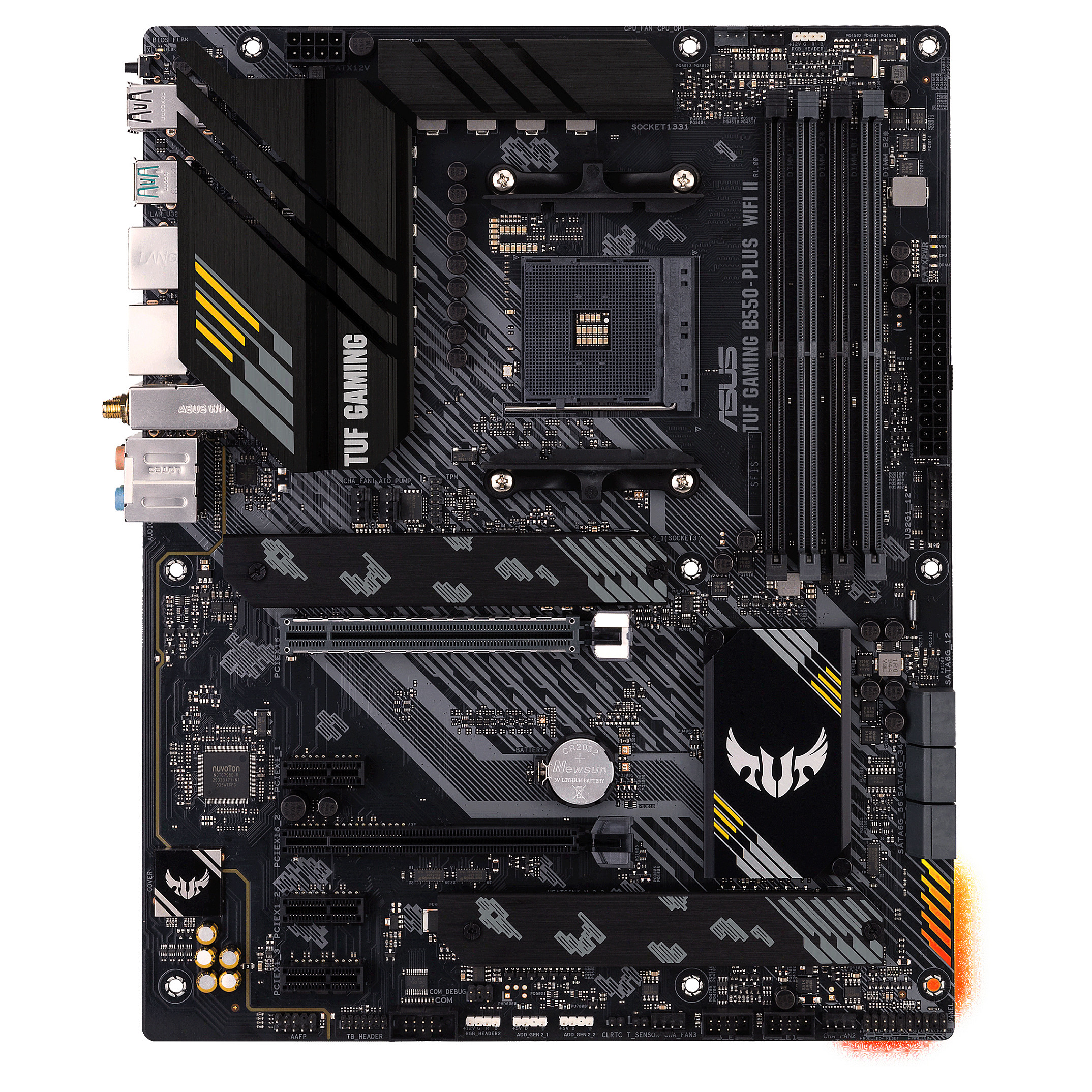 MB ASUS TUF GAMING B550-PLUS(WI-FI II) (AMD.AM4.DDR4.ATX)