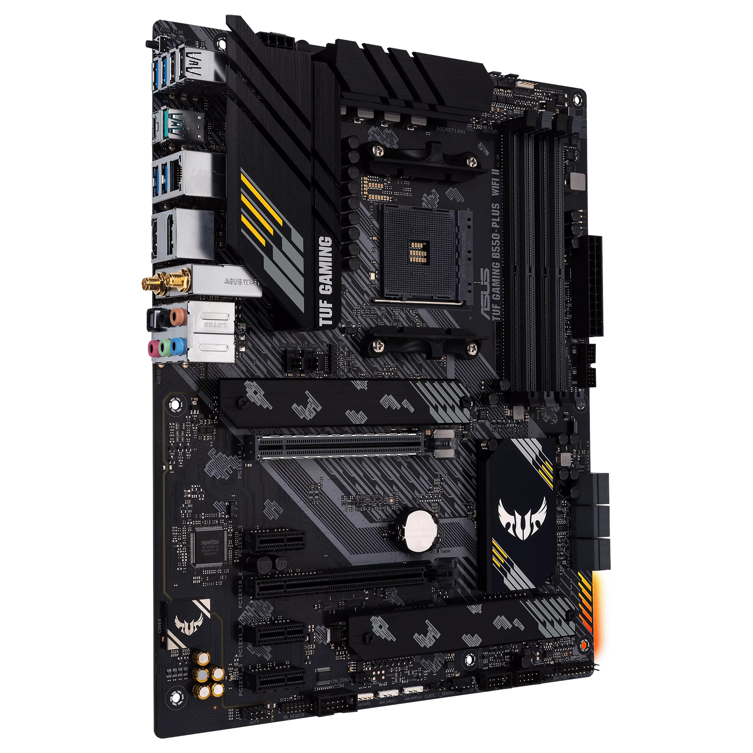 MB ASUS TUF GAMING B550-PLUS(WI-FI II) (AMD.AM4.DDR4.ATX)