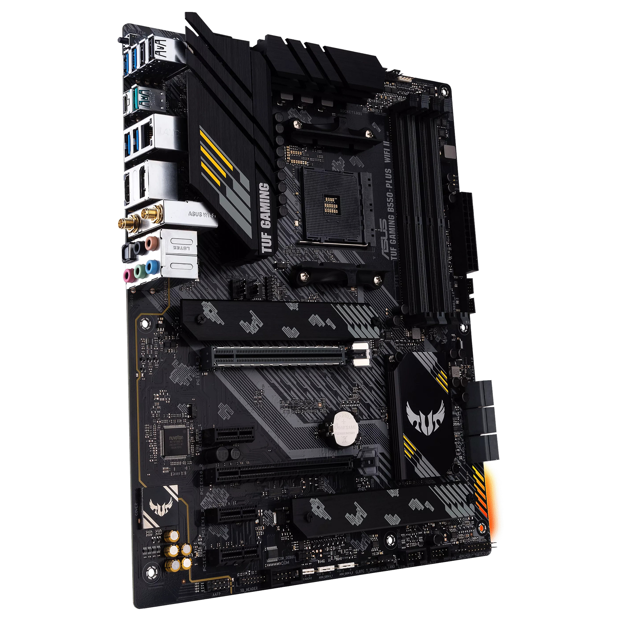 MB ASUS TUF GAMING B550-PLUS(WI-FI II) (AMD.AM4.DDR4.ATX)