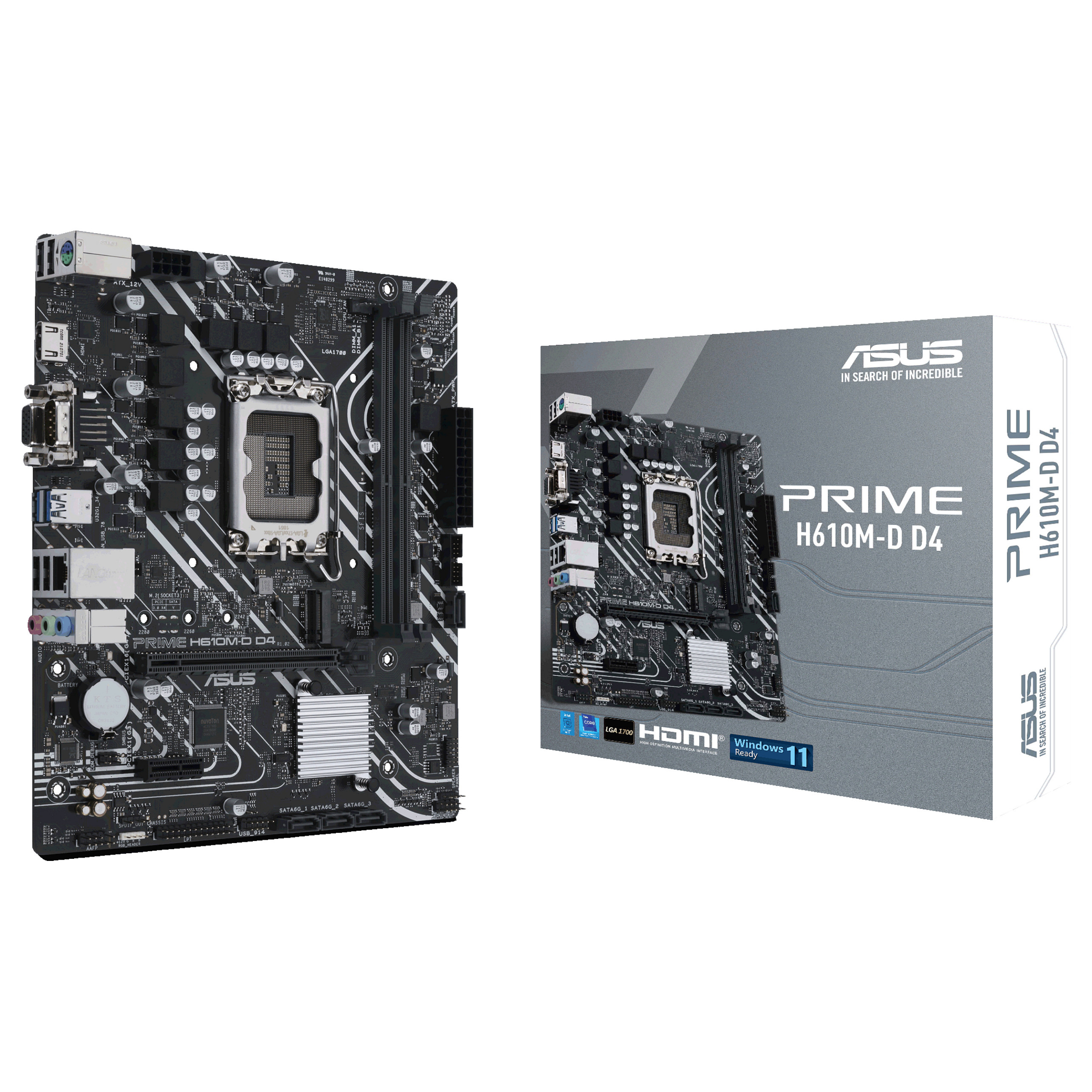 1700 ASUS PRIME H610M-D DDR4