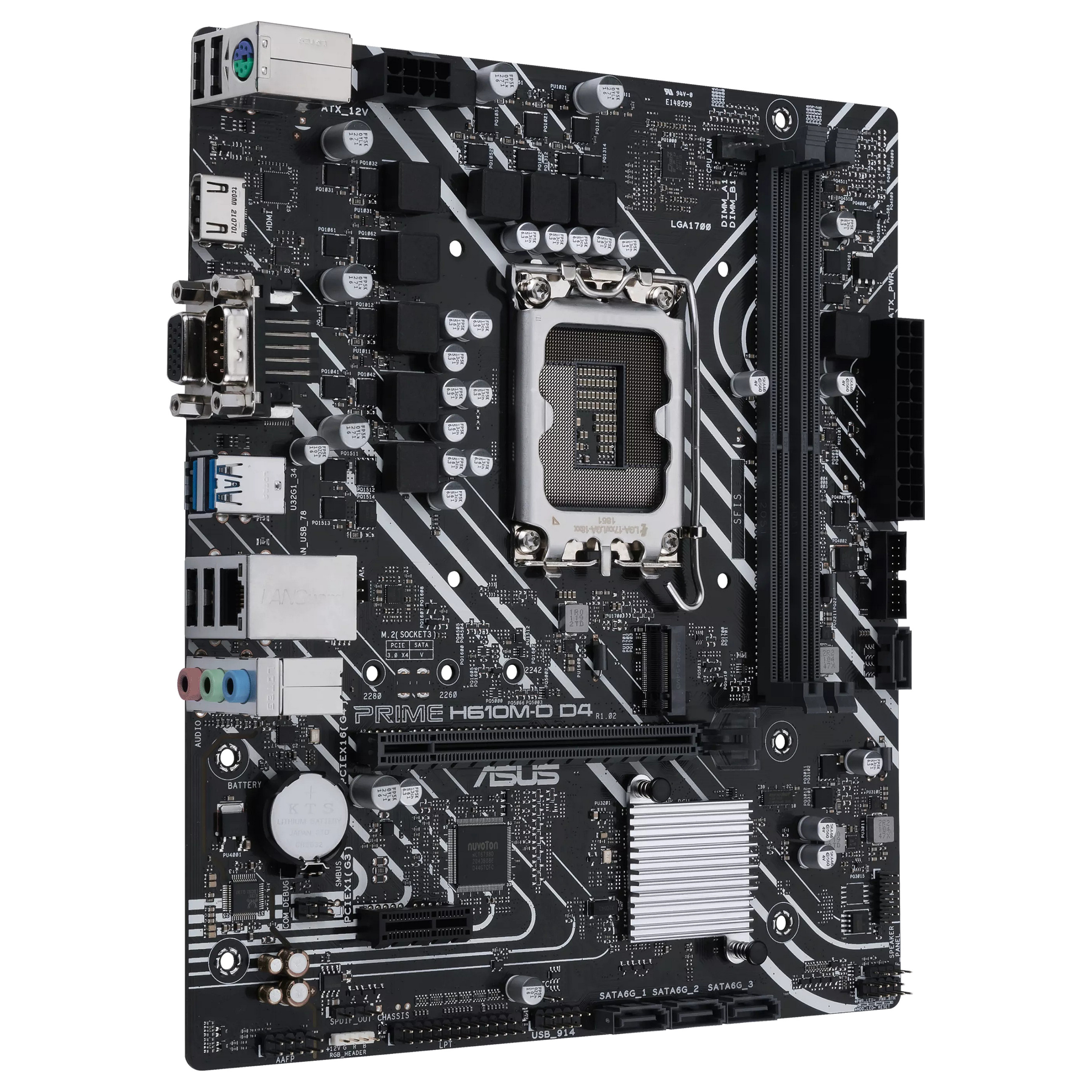 1700 ASUS PRIME H610M-D DDR4