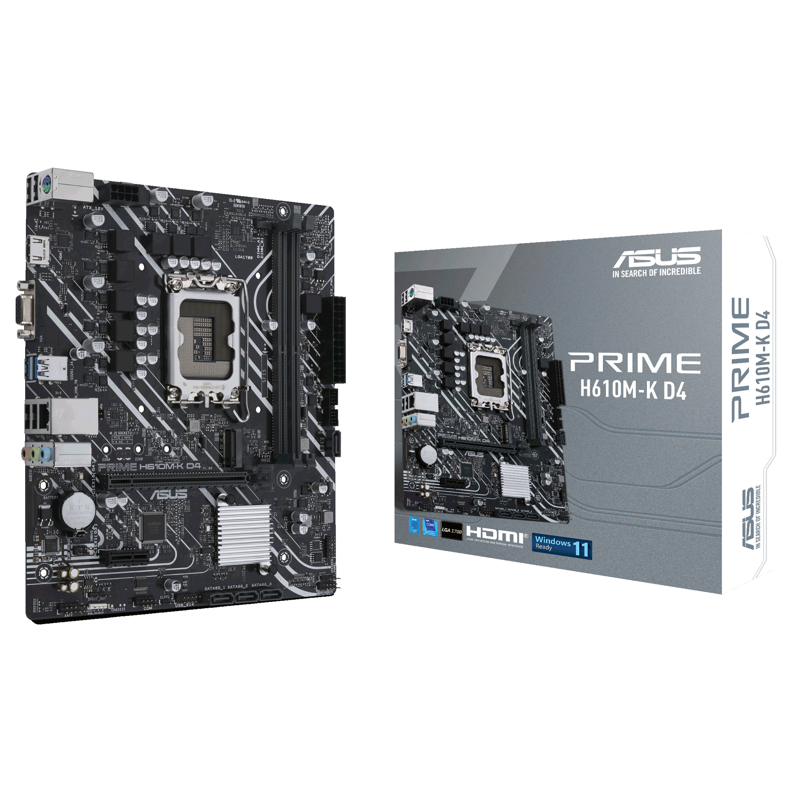 1700 ASUS PRIME H610M-K DDR4