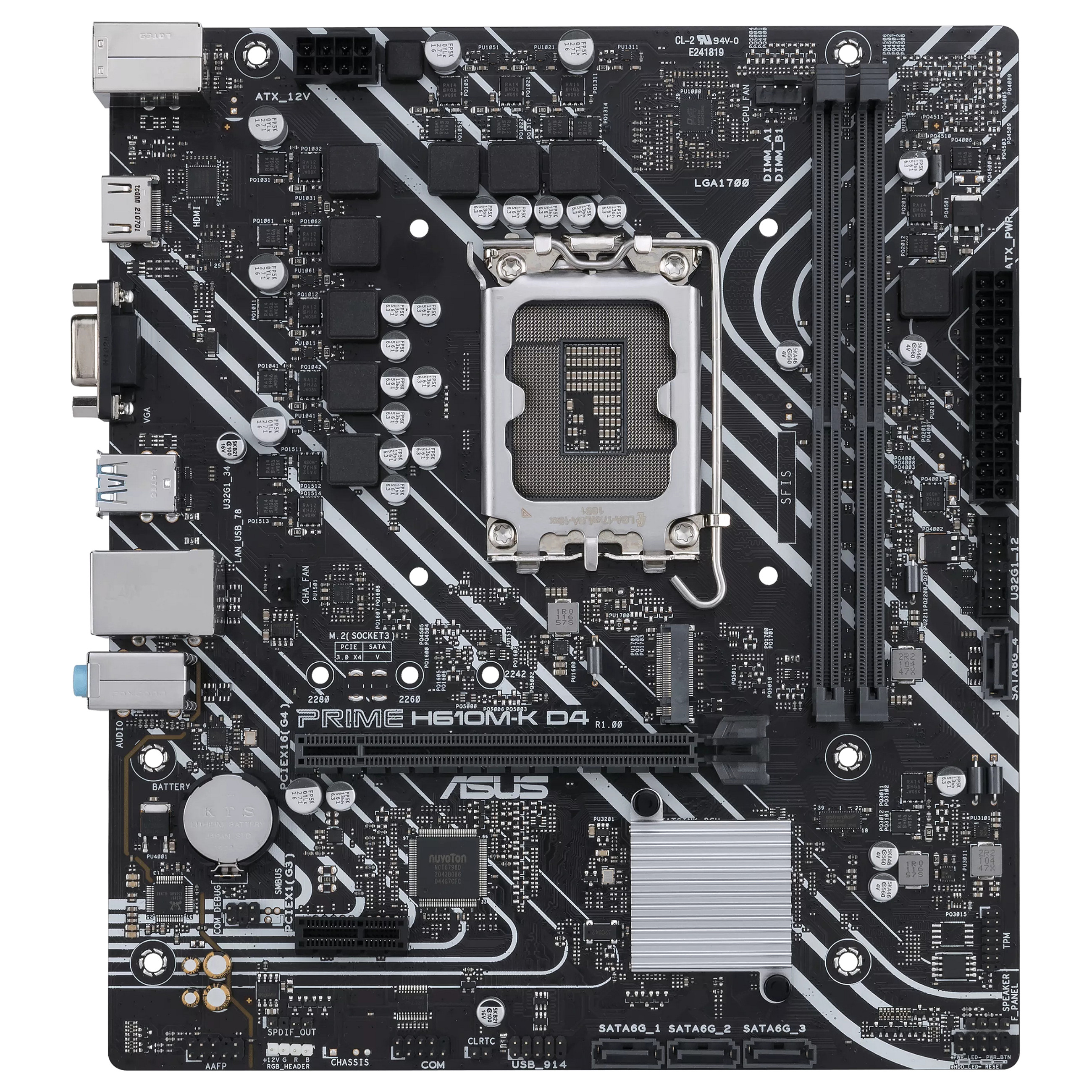 1700 ASUS PRIME H610M-K DDR4