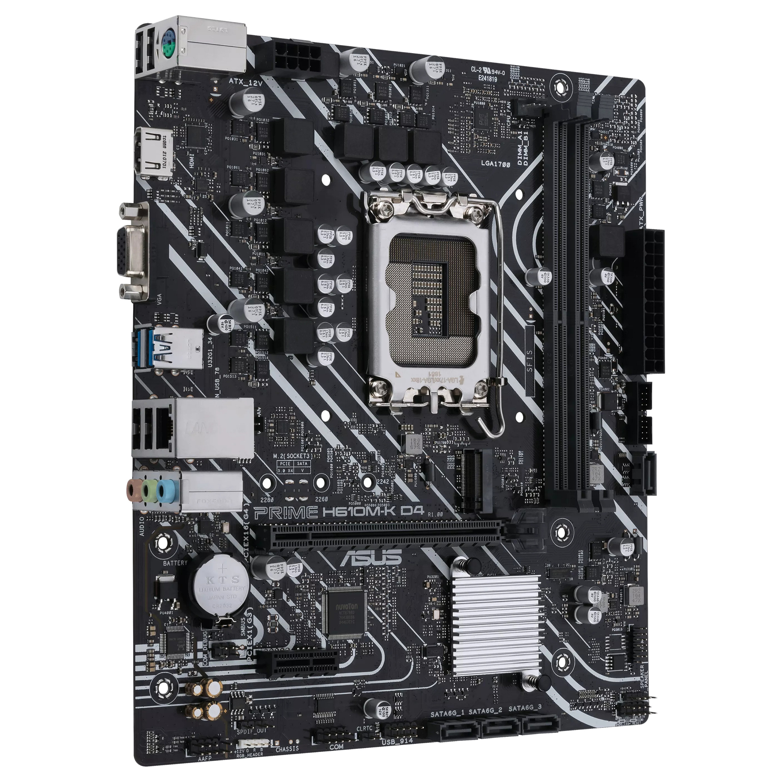 1700 ASUS PRIME H610M-K DDR4