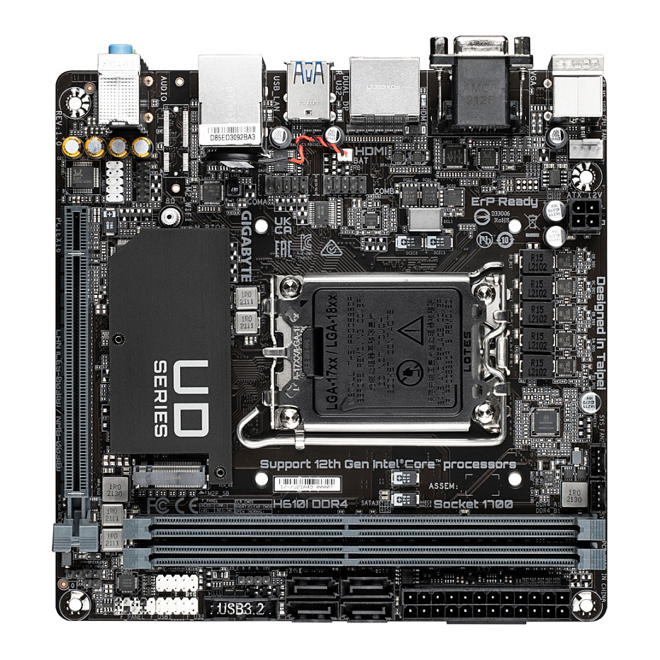 1700 Gigabyte H610I DDR4 H ITX
