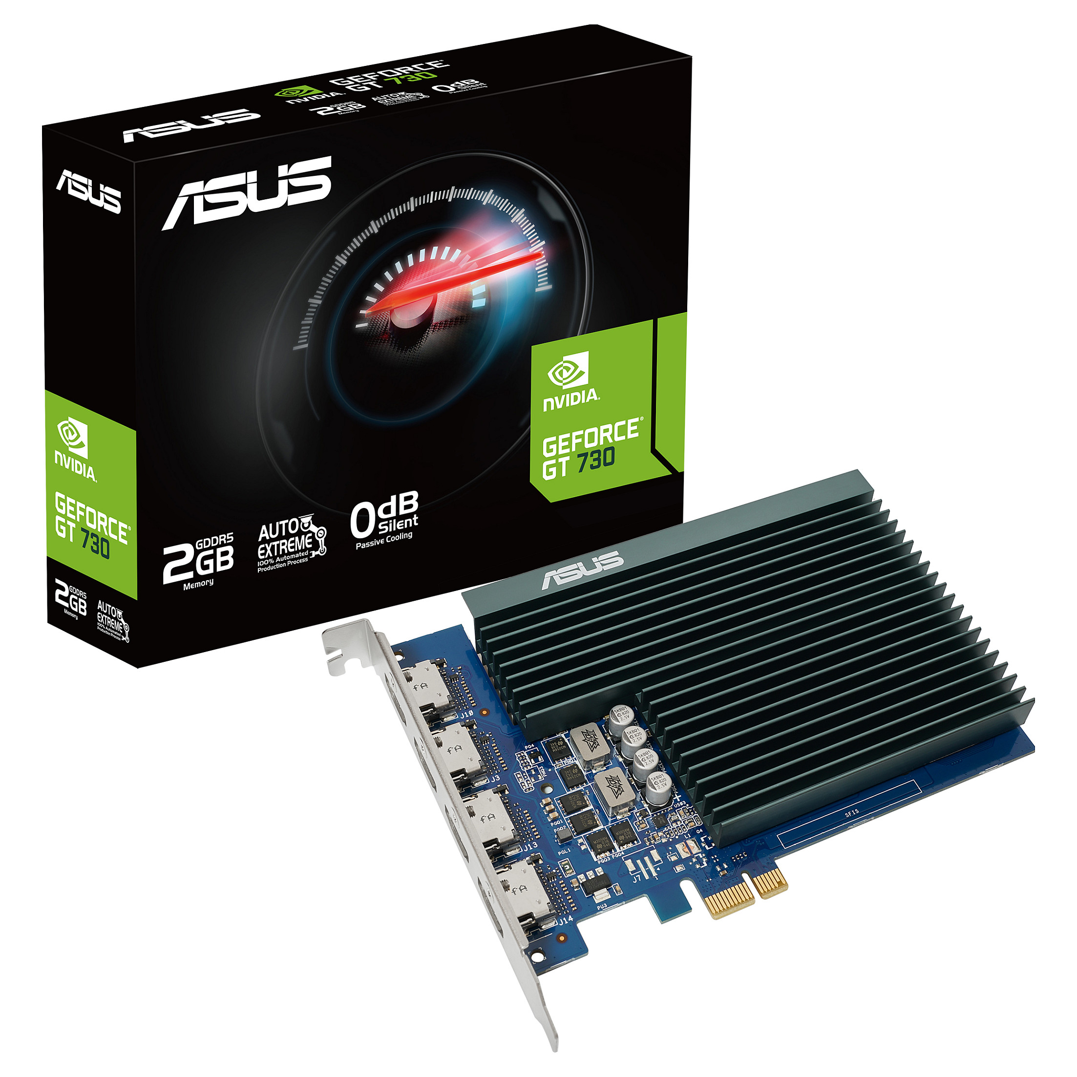 GT730 2GB ASUS passiv GDDR5 GT730-4H-SL-2GD5