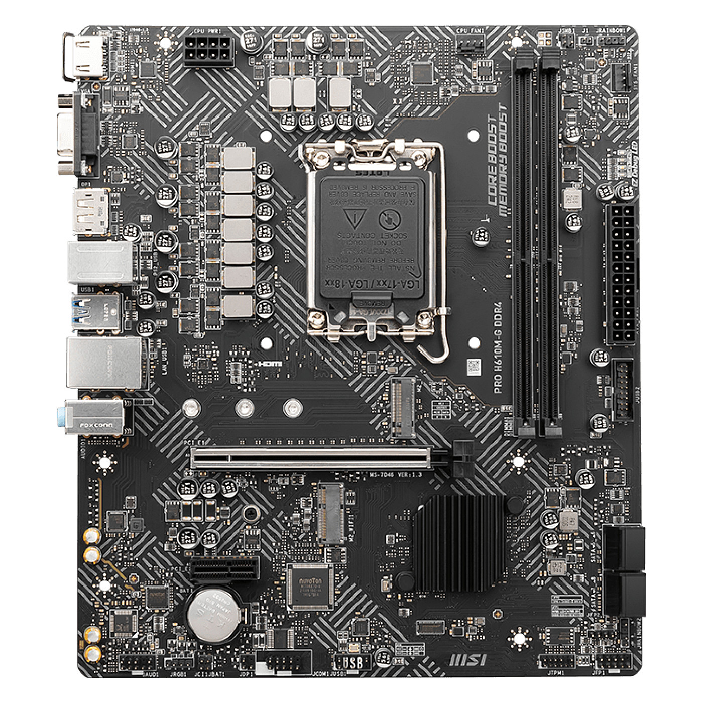 1700 MSI PRO H610M-G DDR4