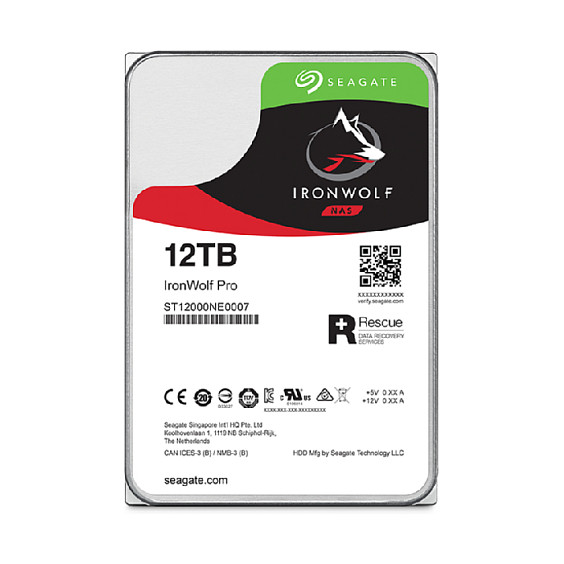 12TB Seagate IronWolf Pro ST12000NT001 7200RPM 256MB *Bring-In-Warranty*