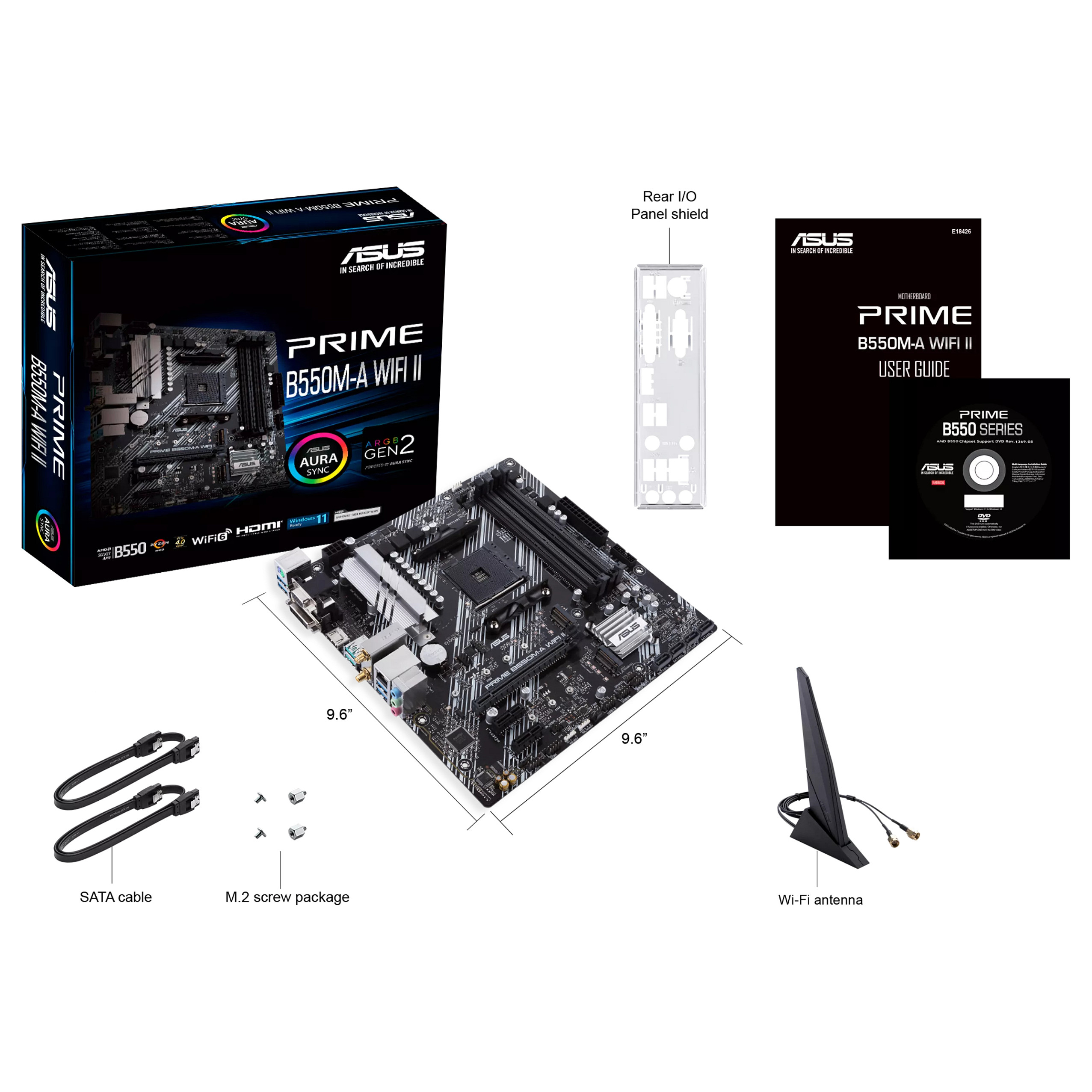 AM4 ASUS PRIME B550M-A WIFI II