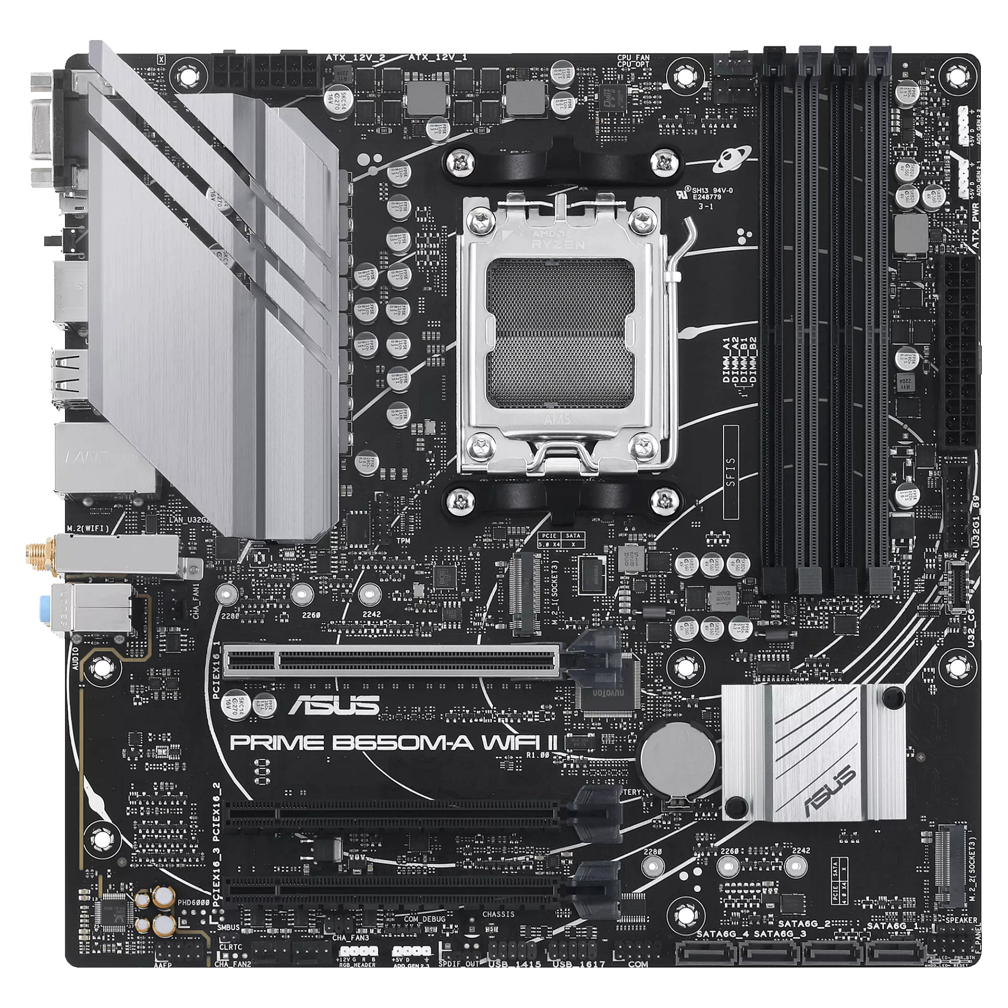 ASUS PRIME B650M-A WIFI II AM5 B650/HDMI-DP-VGA/2xM.2/µATX