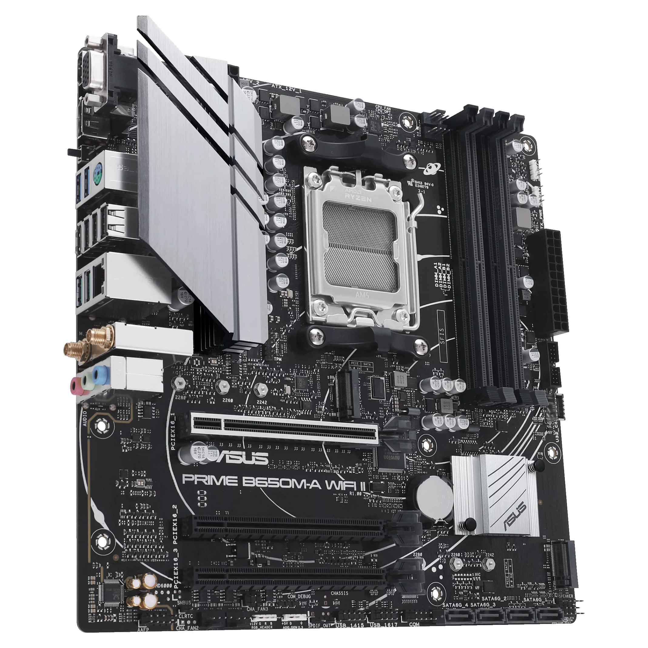 ASUS PRIME B650M-A WIFI II AM5 B650/HDMI-DP-VGA/2xM.2/µATX