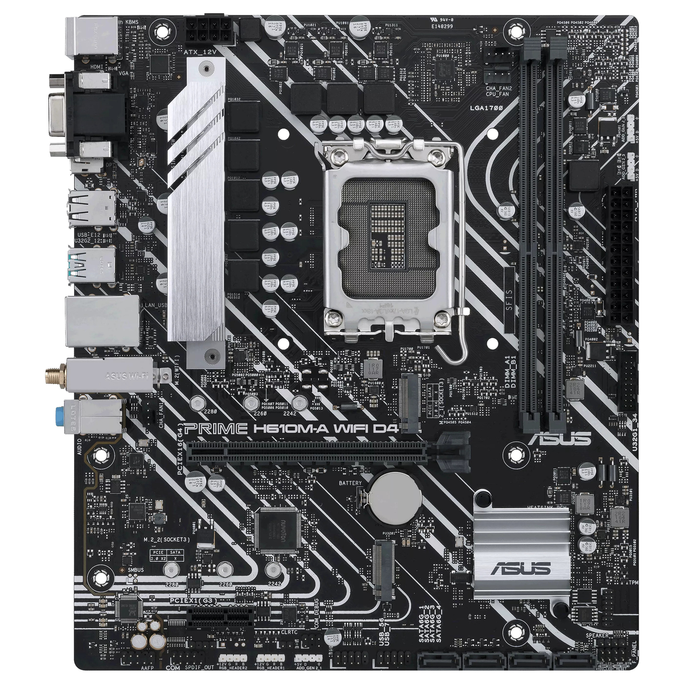 1700 ASUS PRIME H610M-A WIFI DDR4