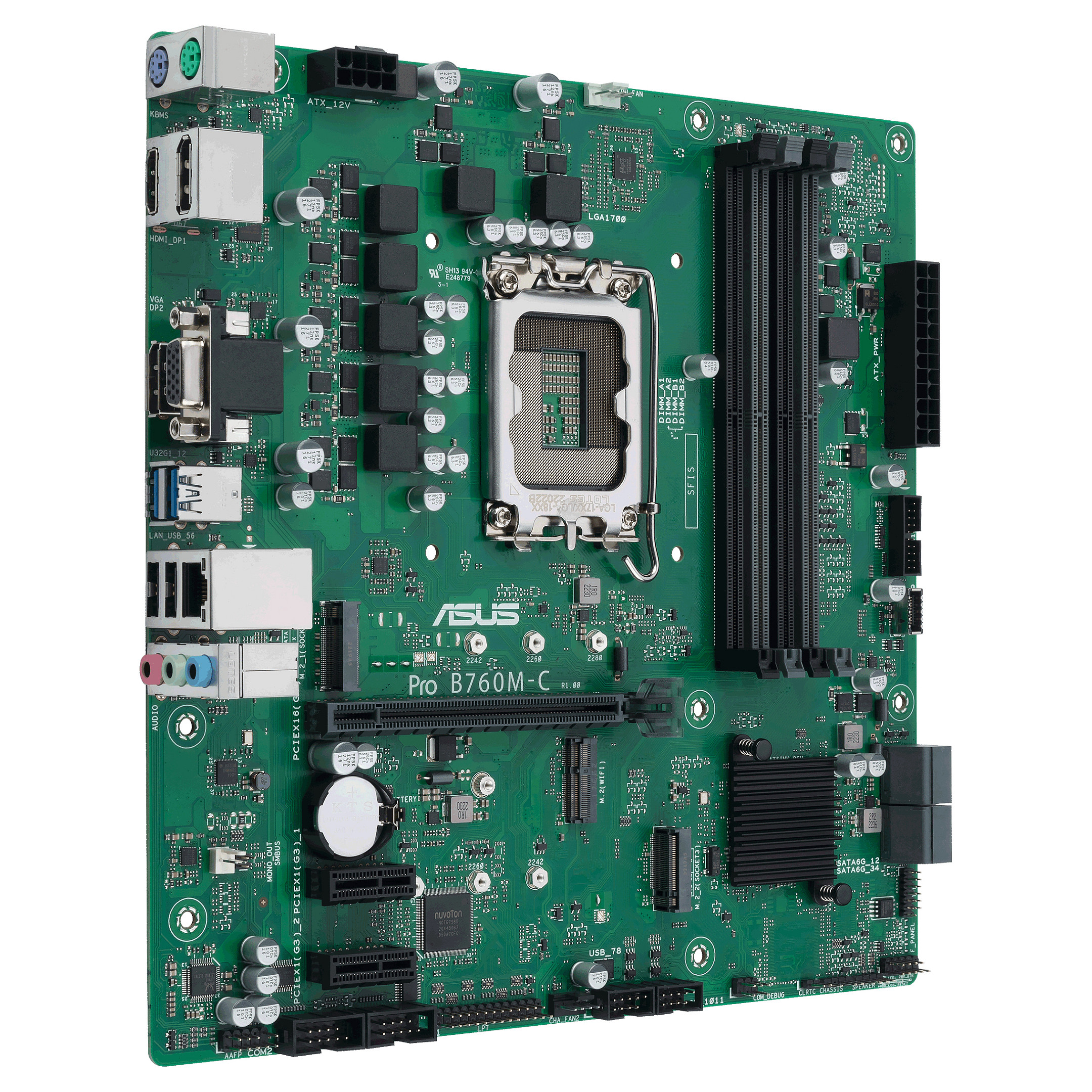1700 ASUS PRO B760M-C-CSM