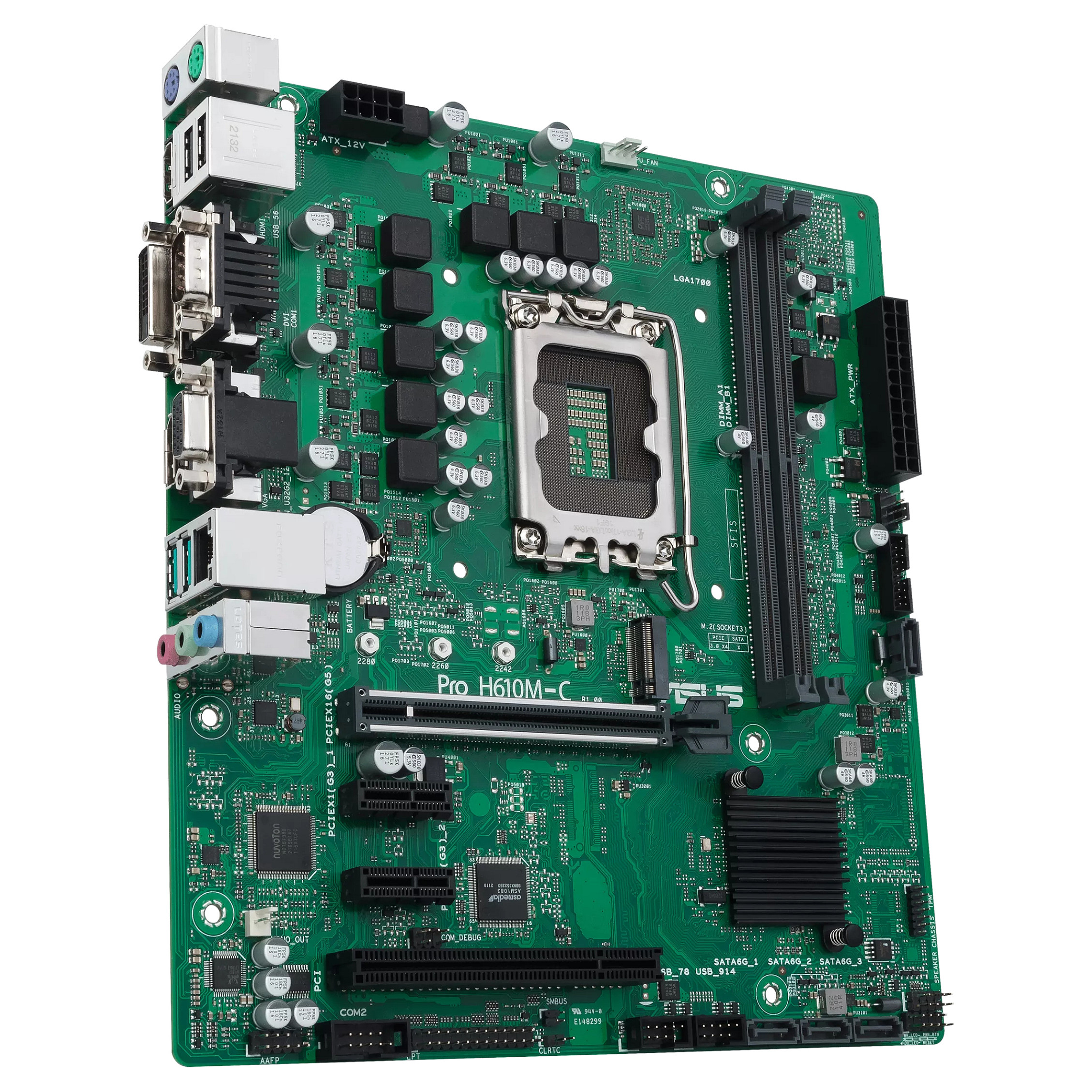 ASUS PRO H610M-C-CSM S1700/DDR5/DP-HDMI-DVI-VGA/PCI/24-7