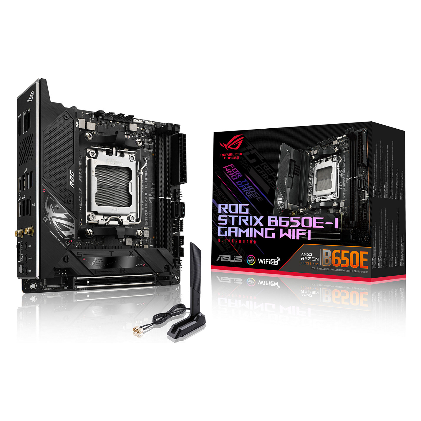 MB ASUS ROG STRIX B650E-I GAMING WIFI (AMD.AM5.DDR5.mITX)