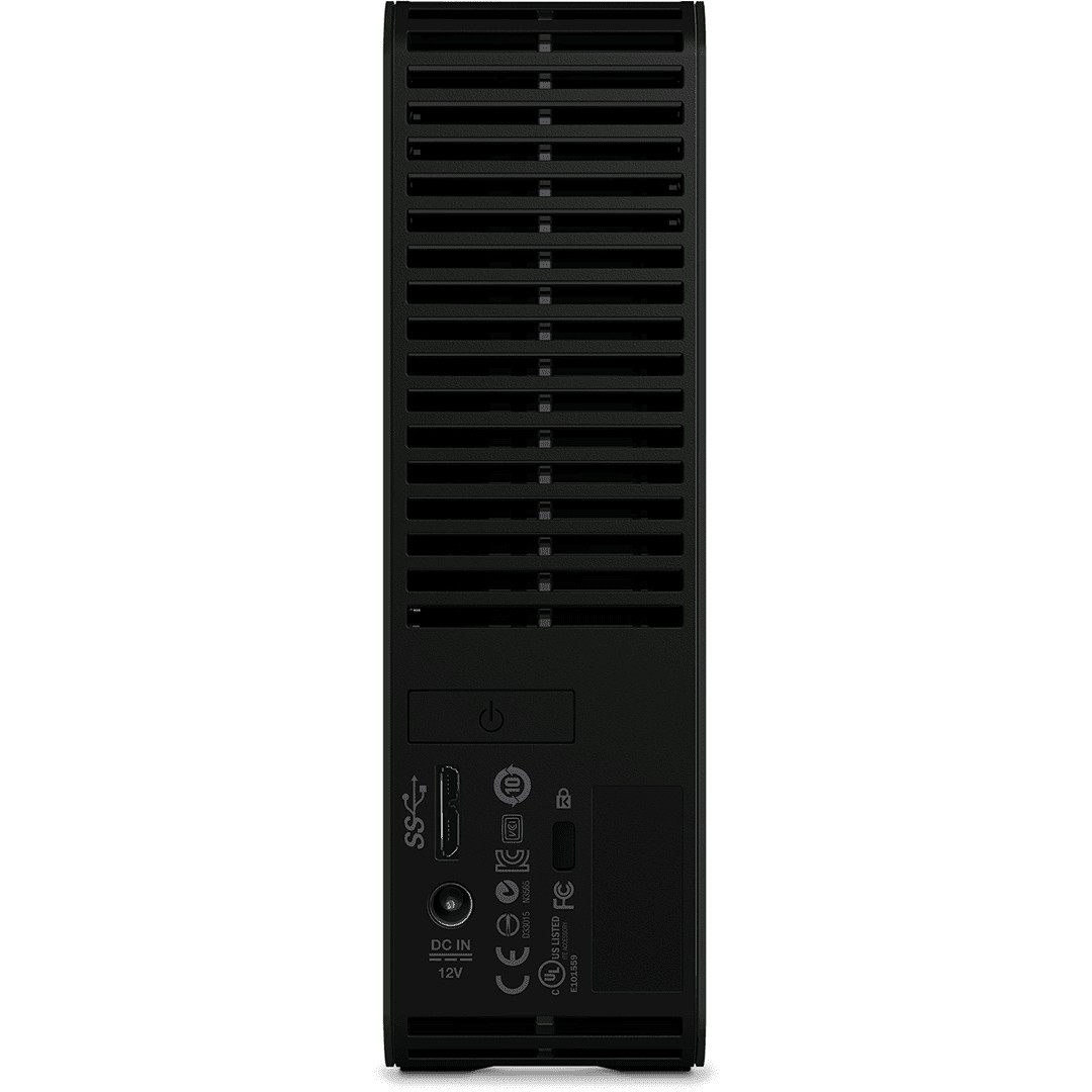 22TB WD Elements Desktop Stationär, black