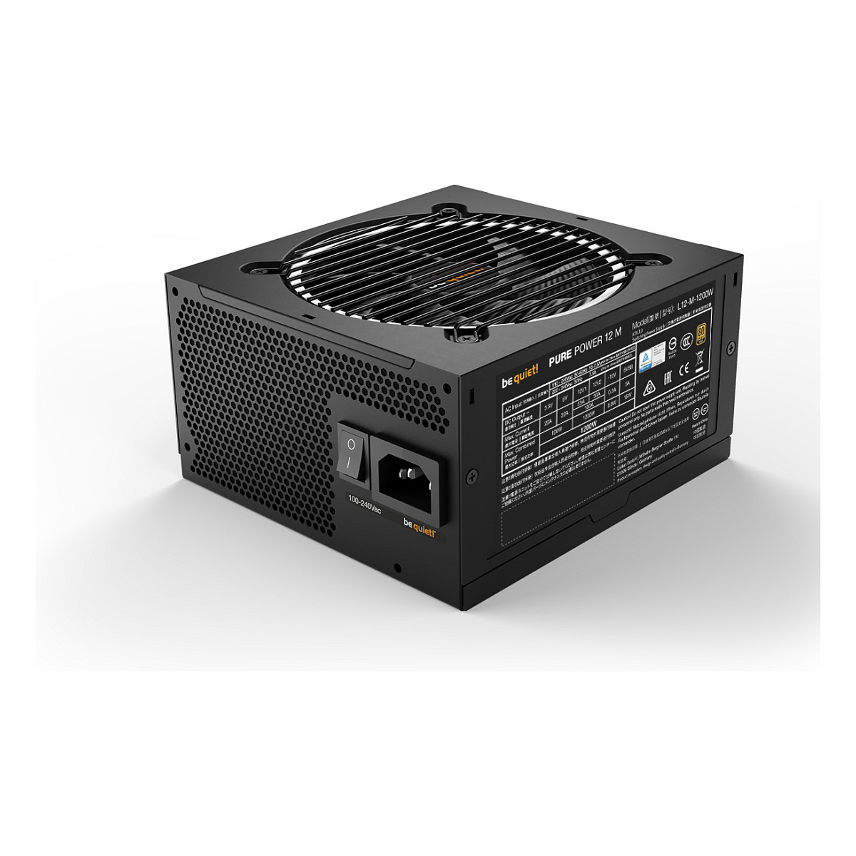 1200W be quiet! PURE Power 12 M | 80+ Gold ATX 3.1