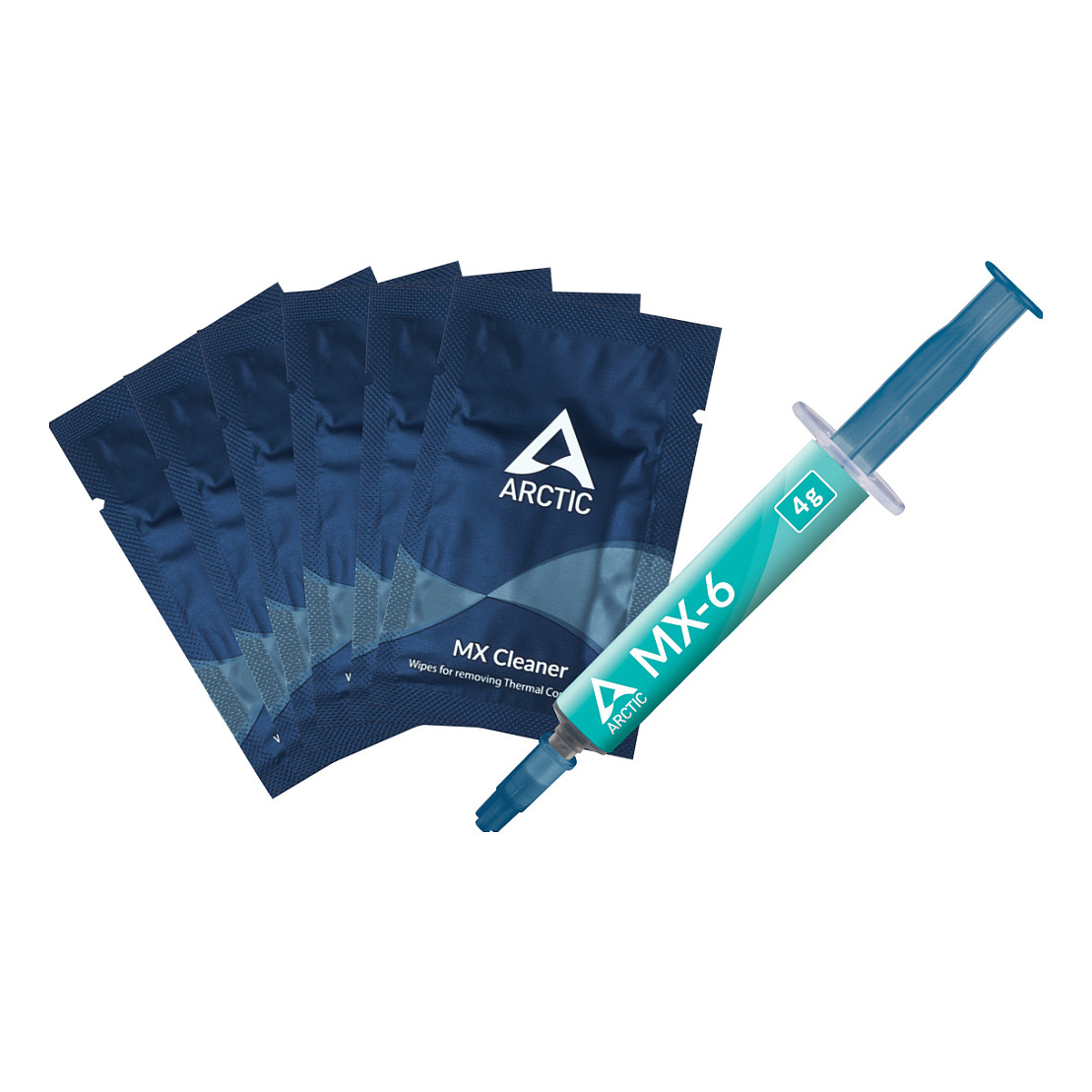 K Arctic MX-6 - Wärmeleitpaste - 4 g - Grau + 6x Cleaner
