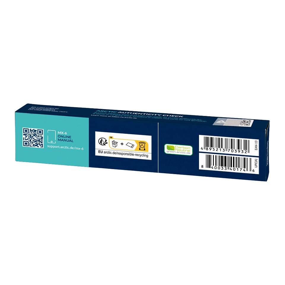 K Arctic MX-6 - Wärmeleitpaste - 8 g - Grau