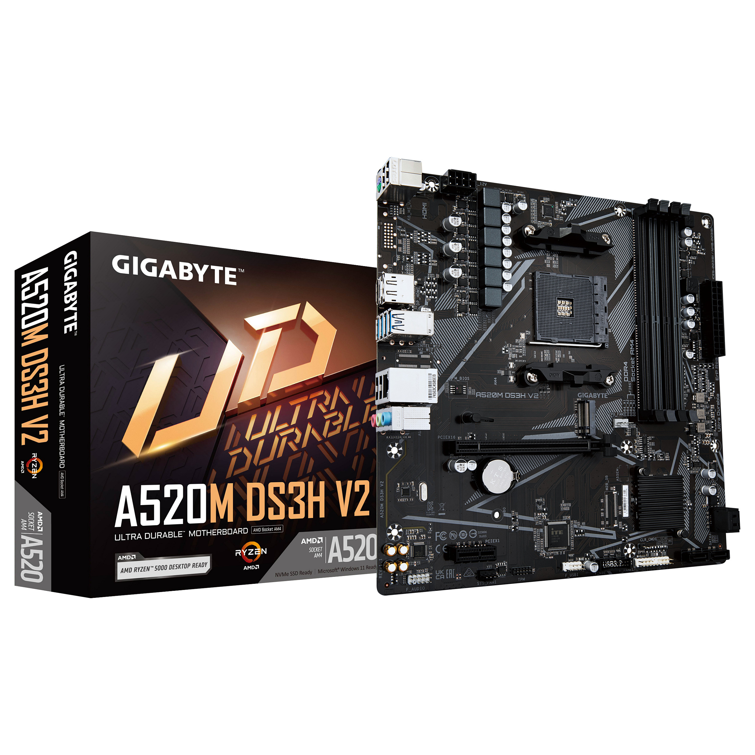 AM4 Gigabyte A520M DS3H V2 mATX