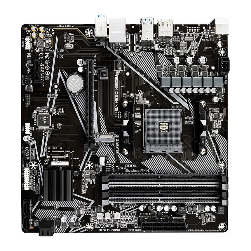 AM4 Gigabyte A520M DS3H V2 mATX