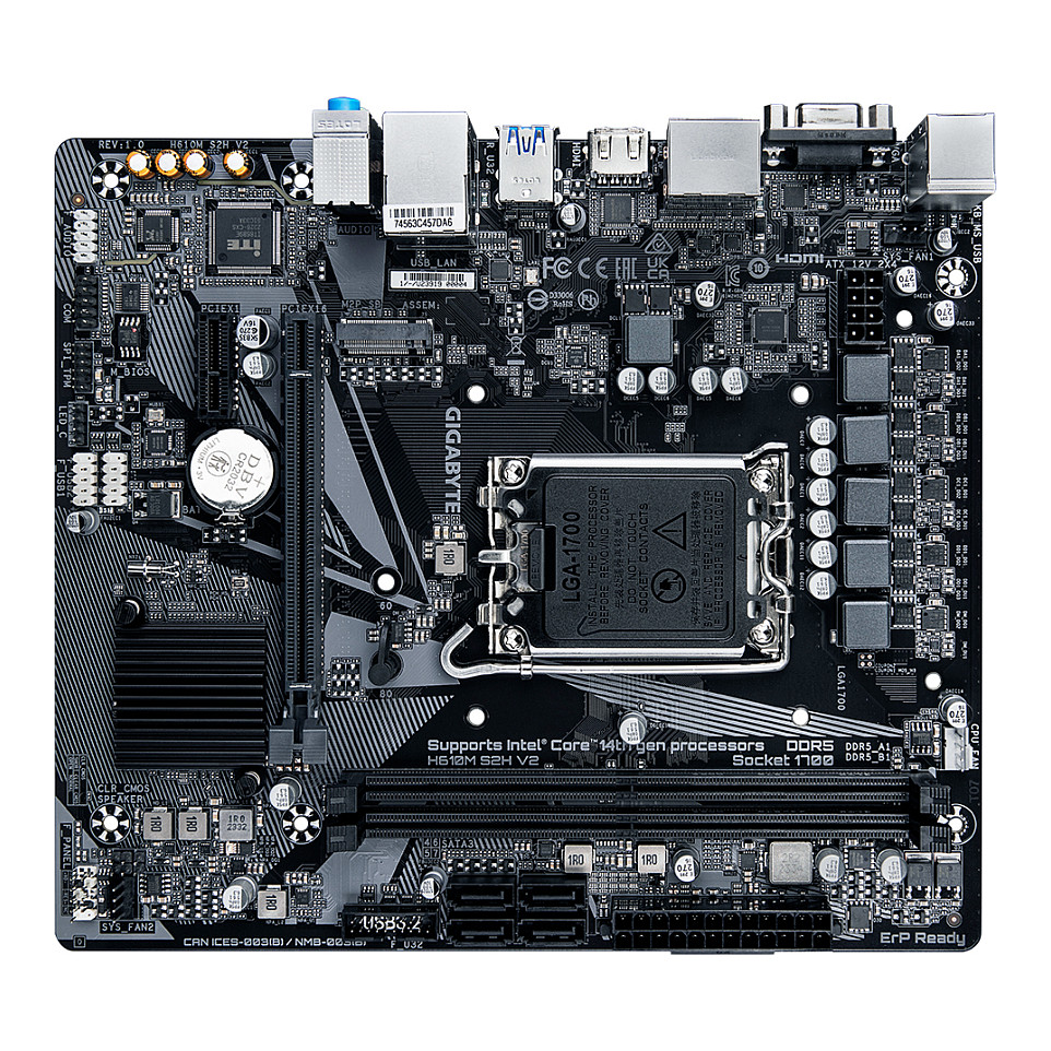 1700 Gigabyte H610M S2H V2 mATX