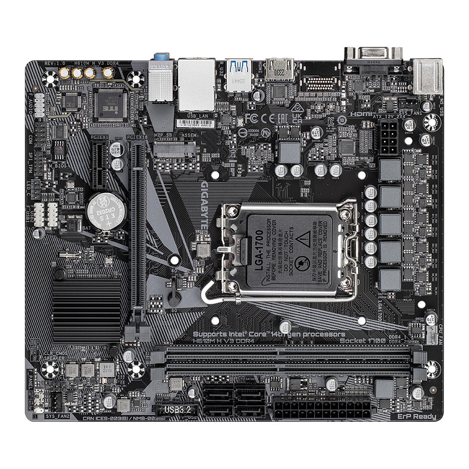 1700 Gigabyte H610M H DDR4 V3