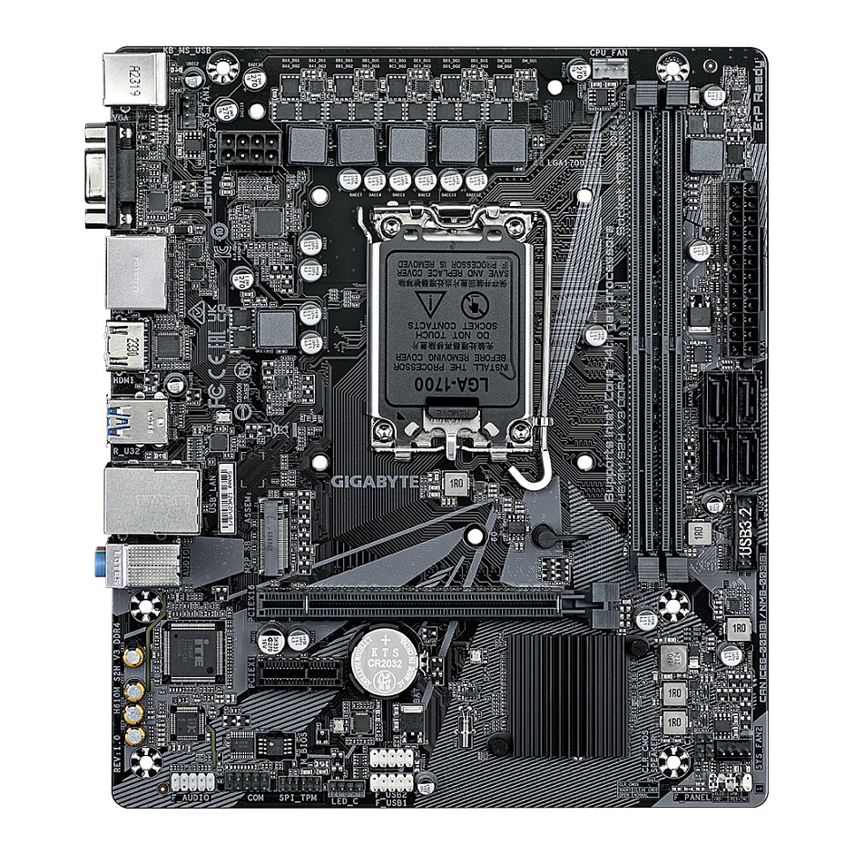 1700 Gigabyte H610M S2H V3 DDR4