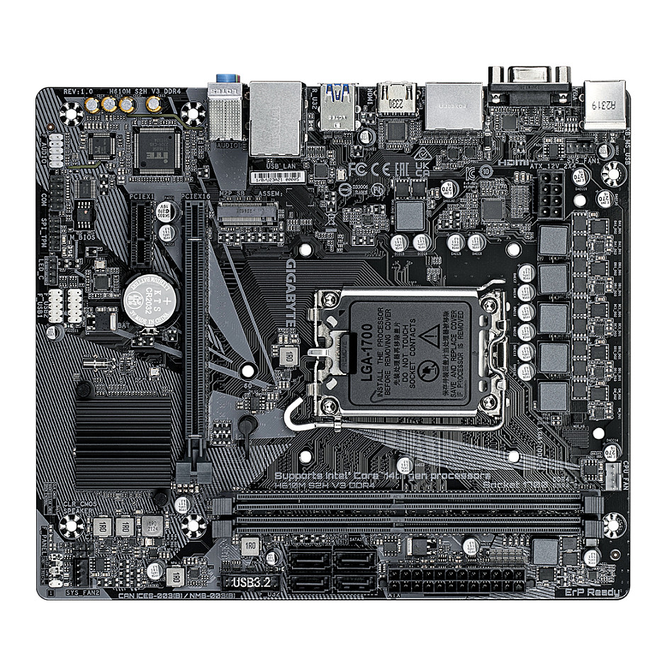 1700 Gigabyte H610M S2H V3 DDR4