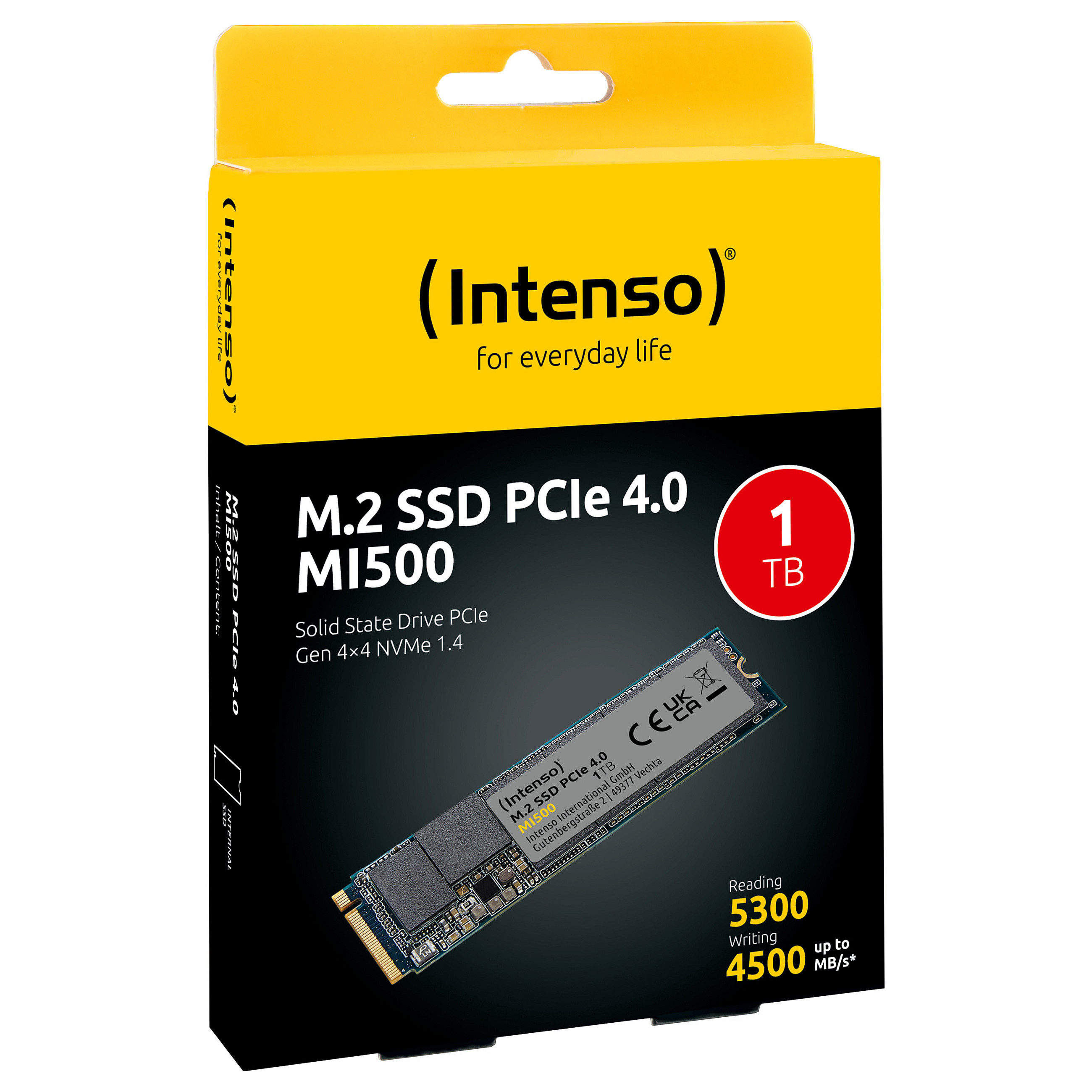 M.2 1TB Intenso MI500 NVMe PCIe 4.0 x 4