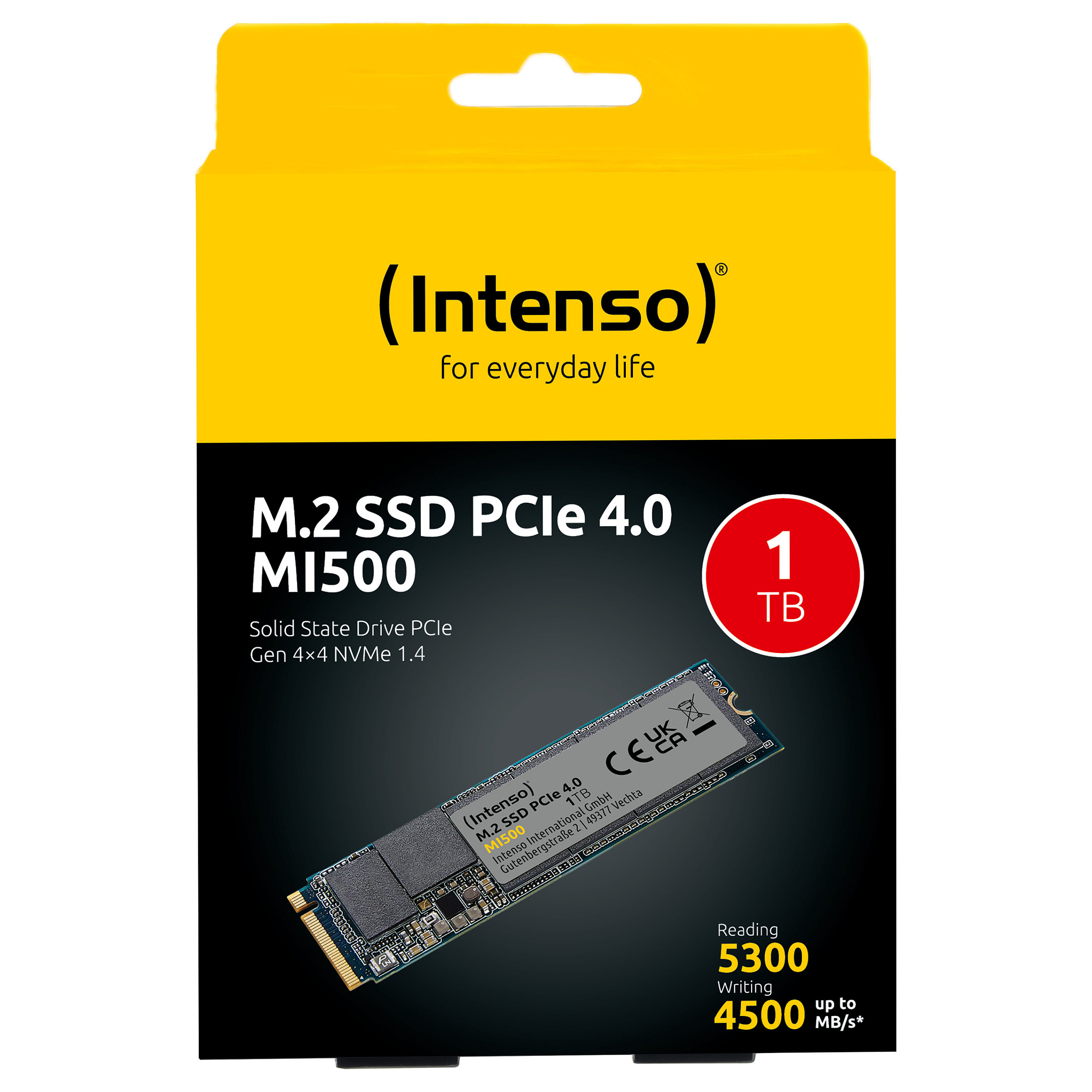 M.2 1TB Intenso MI500 NVMe PCIe 4.0 x 4