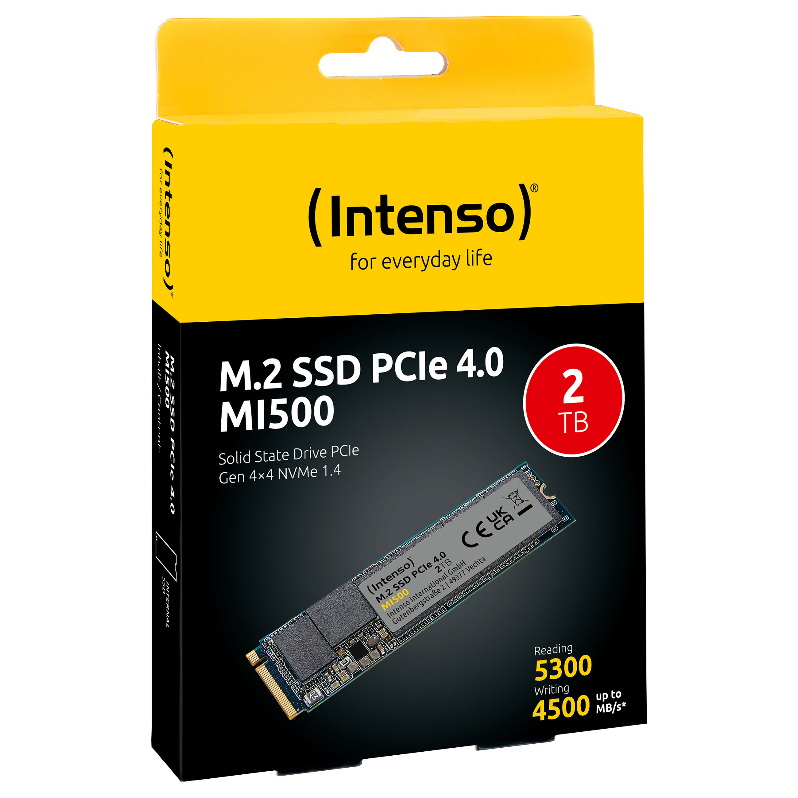 M.2 2TB Intenso MI500 NVMe PCIe 4.0 x 4