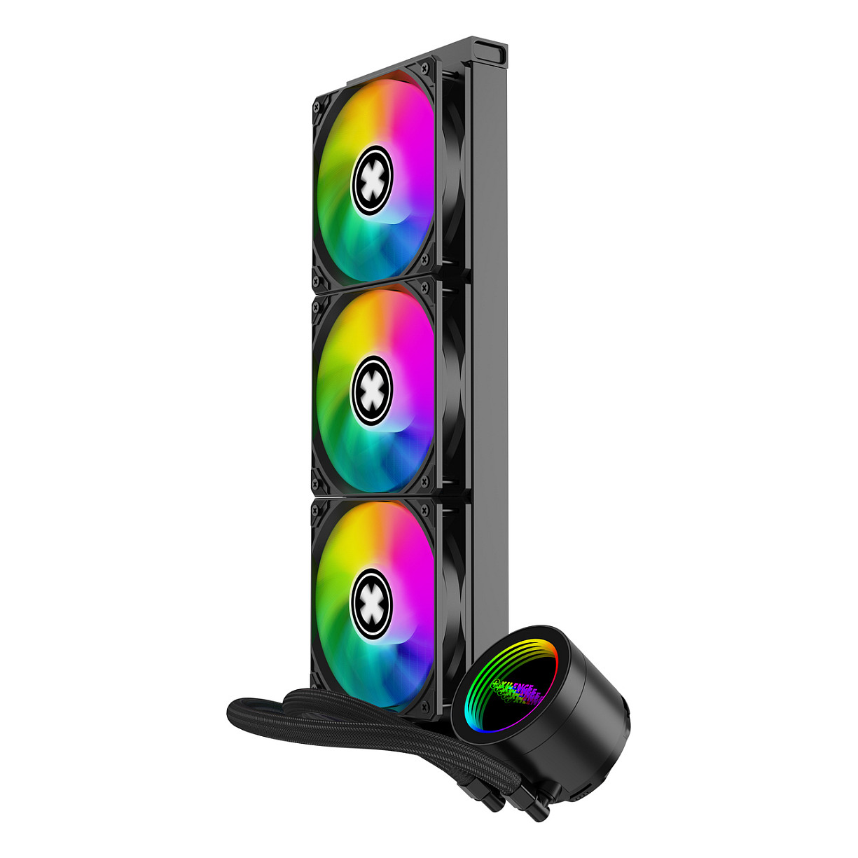K Cooler Wasserkühlung Xilence LiQuRizer 360mm LQ360PRO ARGB Black