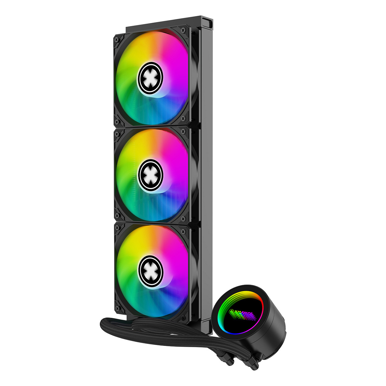 K Cooler Wasserkühlung Xilence LiQuRizer 360mm LQ360PRO ARGB Black