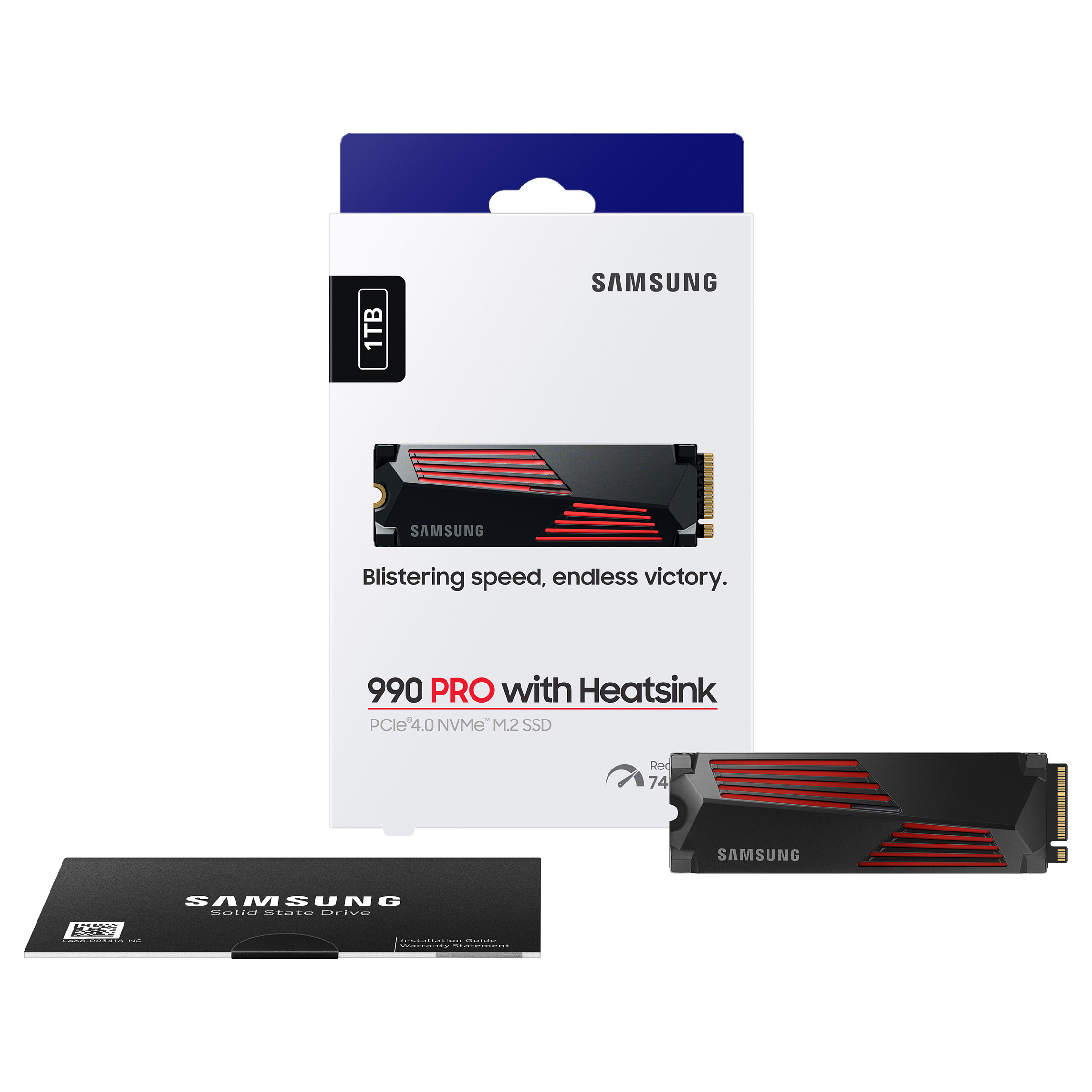 M.2 1TB Samsung 990 PRO Heatsink NVMe PCIe 4.0 x 4 retail