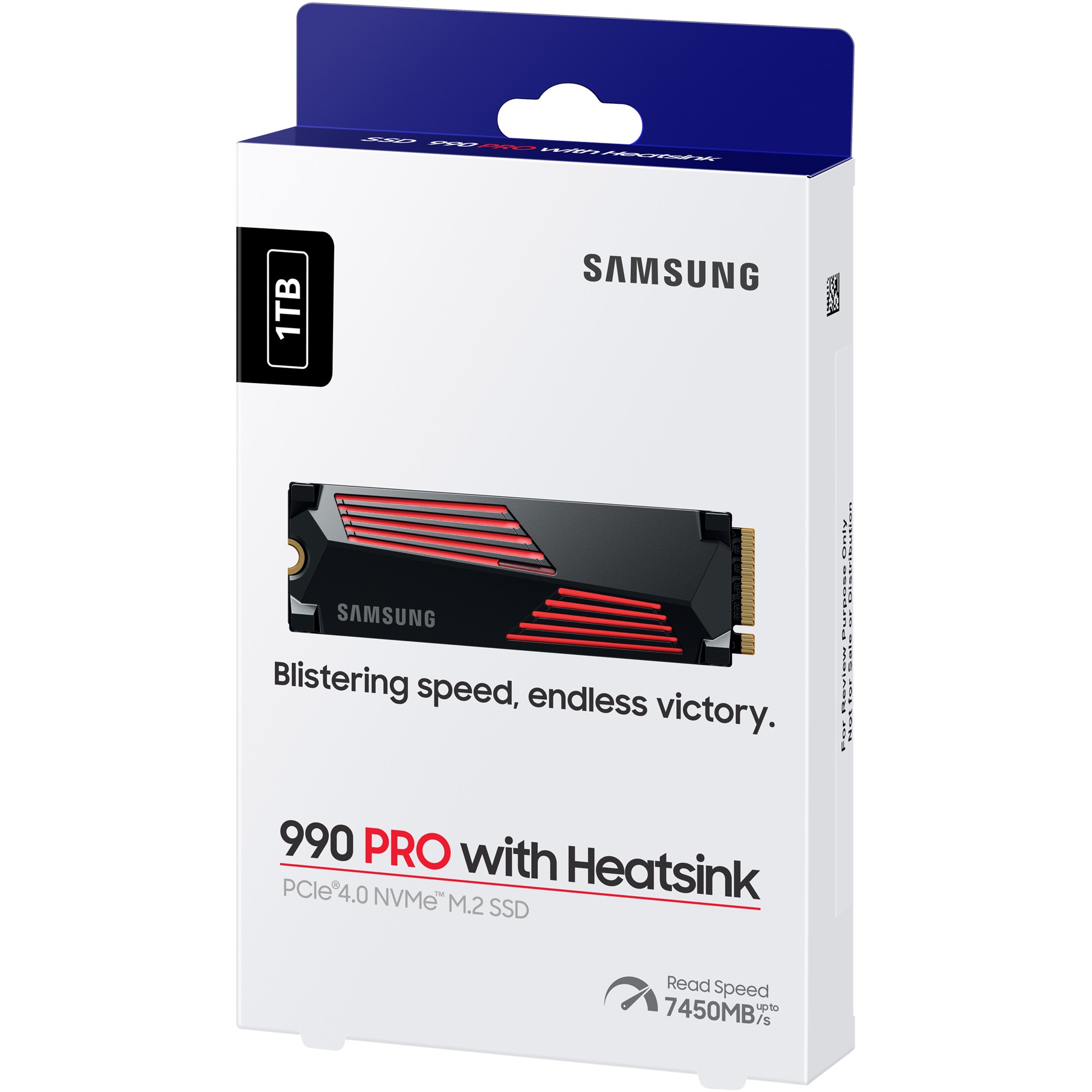 M.2 1TB Samsung 990 PRO Heatsink NVMe PCIe 4.0 x 4 retail