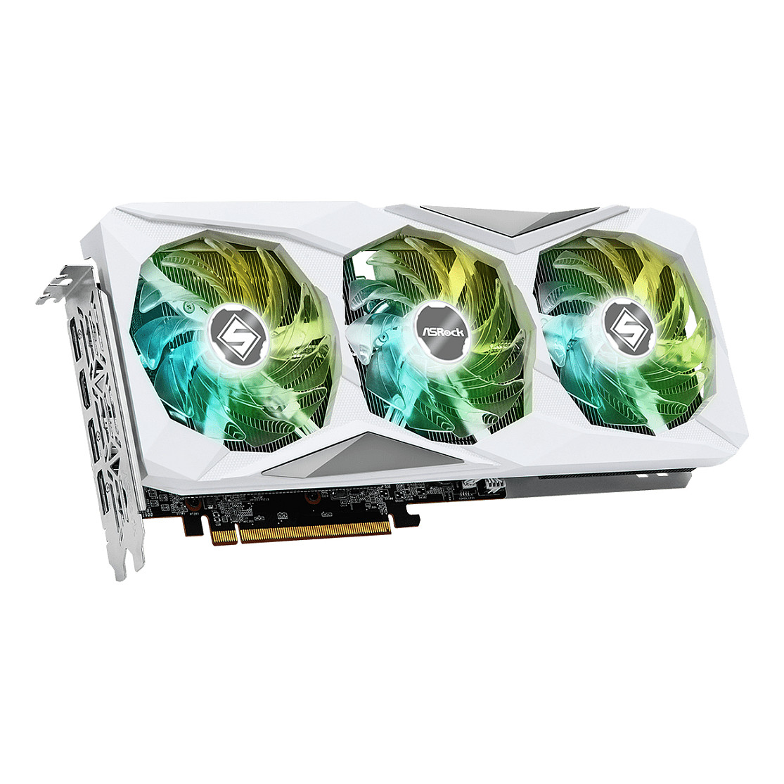 RX 7600 8GB ASRock Radeon Steel Legend OC white GDDR6 3 Fan