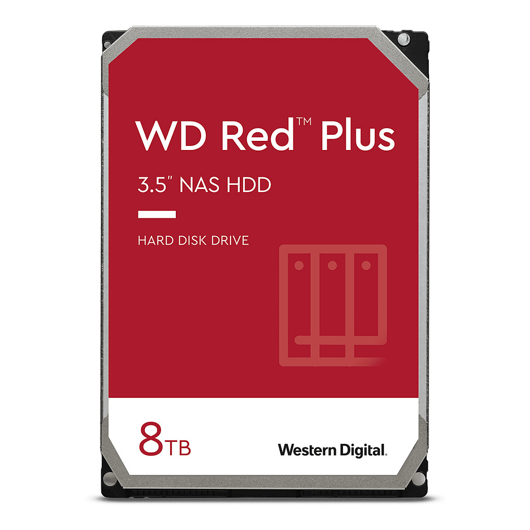 8TB WD WD80EFPX RED PLUS 5640 RPM 256MB