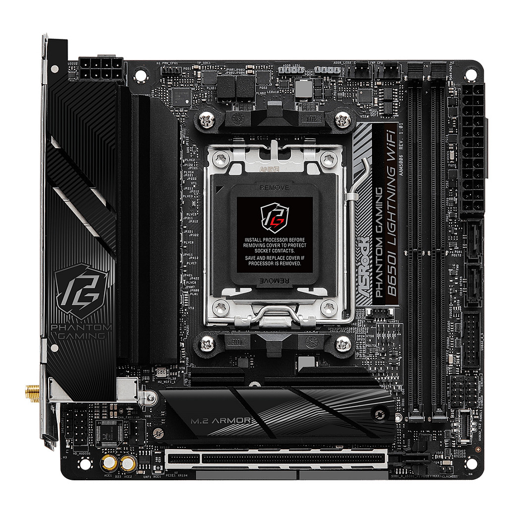 B650I Lightning WiFi AM5 mITX HDMI DDR5 retail - AMD Sockel AM5 (Ryzen Zen4)