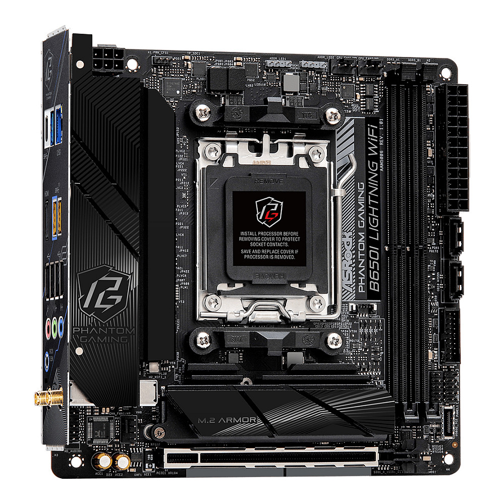 B650I Lightning WiFi AM5 mITX HDMI DDR5 retail - AMD Sockel AM5 (Ryzen Zen4)