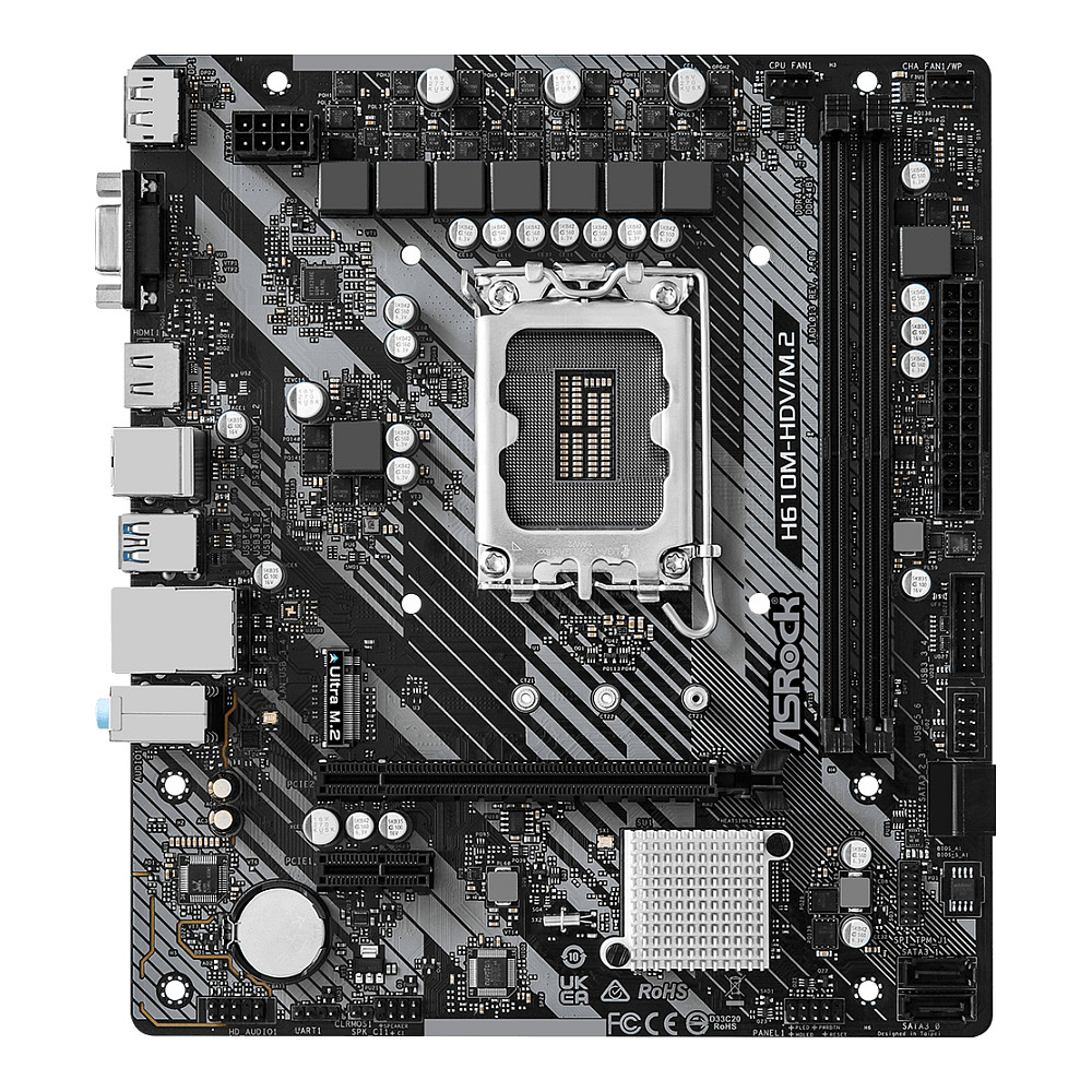 1700 ASROCK H610M-HDV/M.2 R2.0 mATX D4