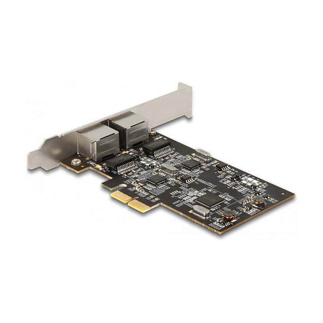 DeLock 2-Port RJ45 2,5 Gigabit LAN i225 2x PCI Express-Karte