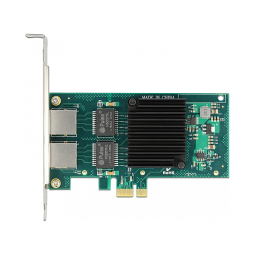DeLock 2-Port RJ45 Gigabit LAN i350 PCI Express-Karte
