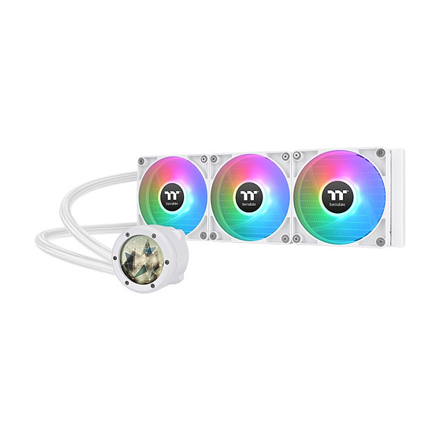 K Cooler Wasserkühlung Termaltake TH360 V2 Ultra ARGB Sync CPU Liquid Cooler Snow Edition All-In-One
