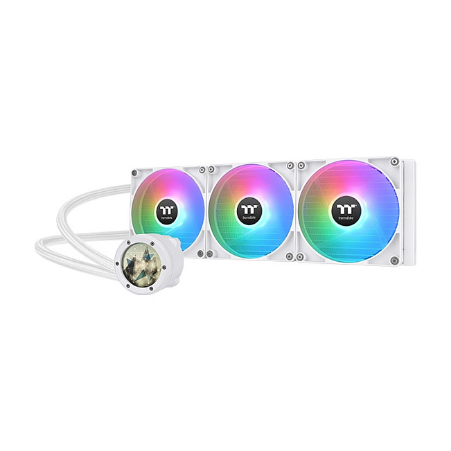 K Cooler Wasserkühlung Thermaltake TH420 V2 Ultra ARGB Sync CPU Liquid Cooler Snow Edition All-In-One