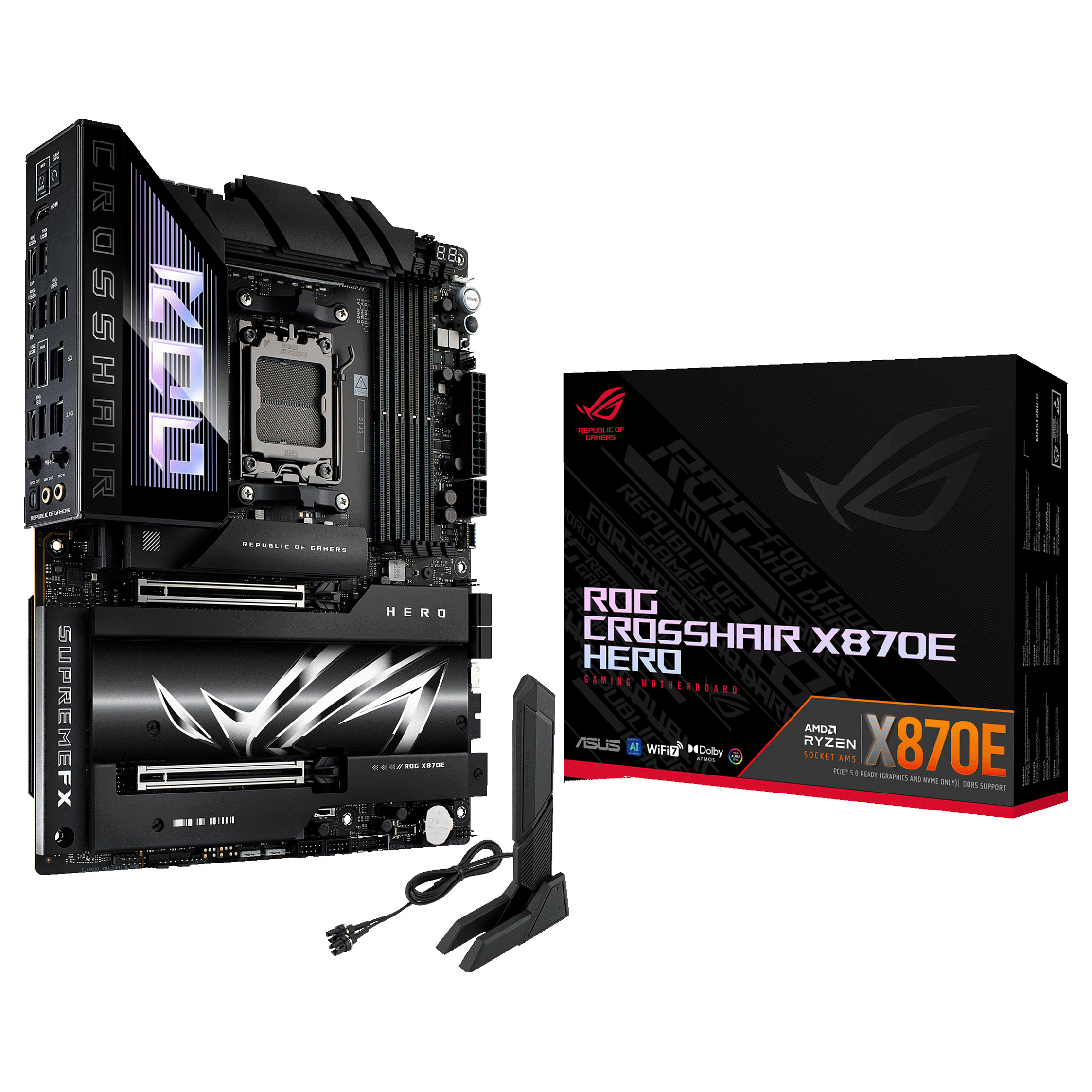 AM5 ASUS ROG CROSSHAIR X870E HERO ATX