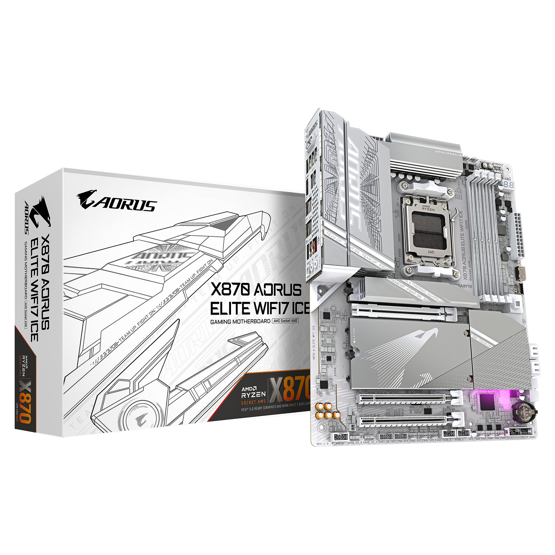 AM5 Gigabyte X870 AORUS ELITE WF7 ICE