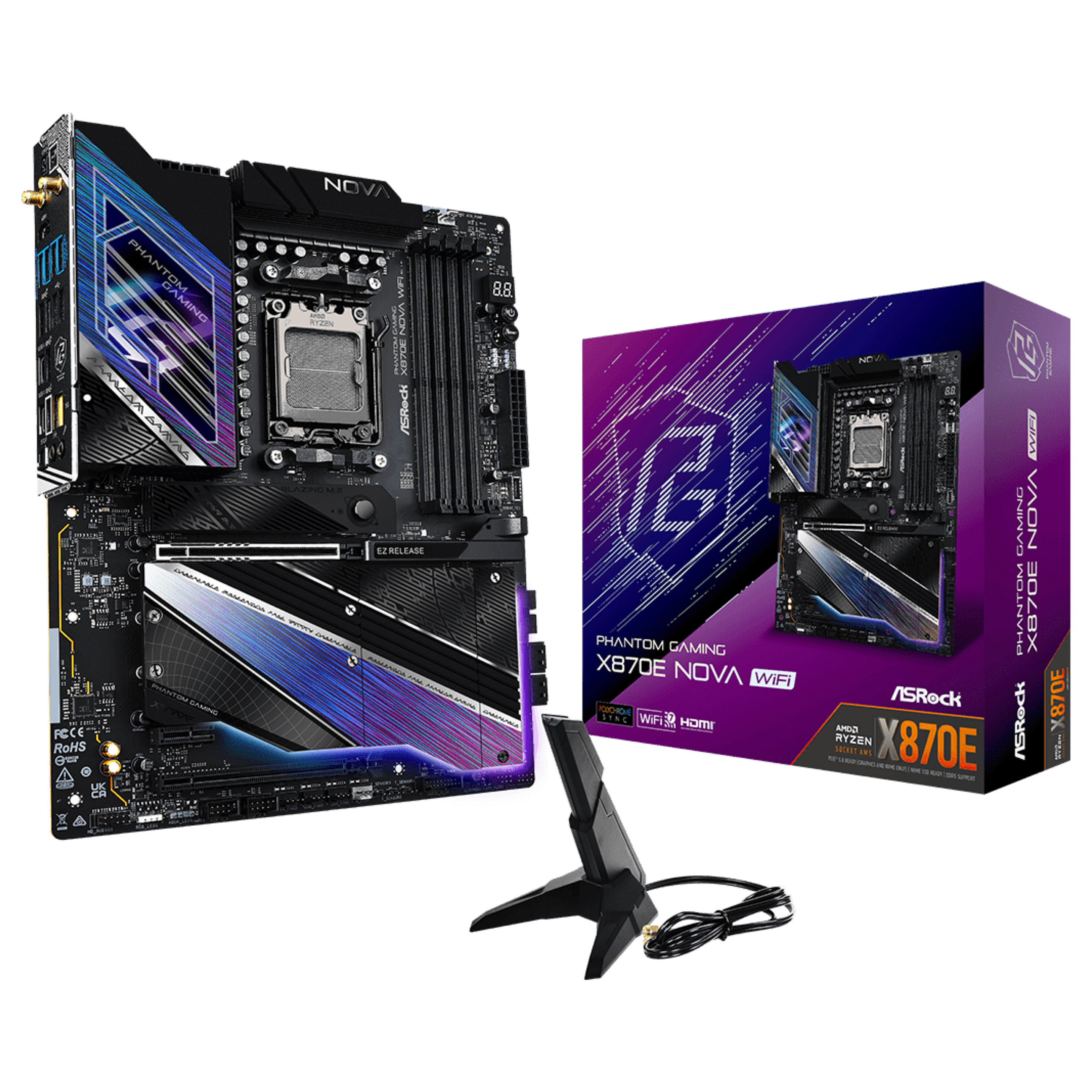 ASROCK X870E Nova WiFi (AM5) (D)