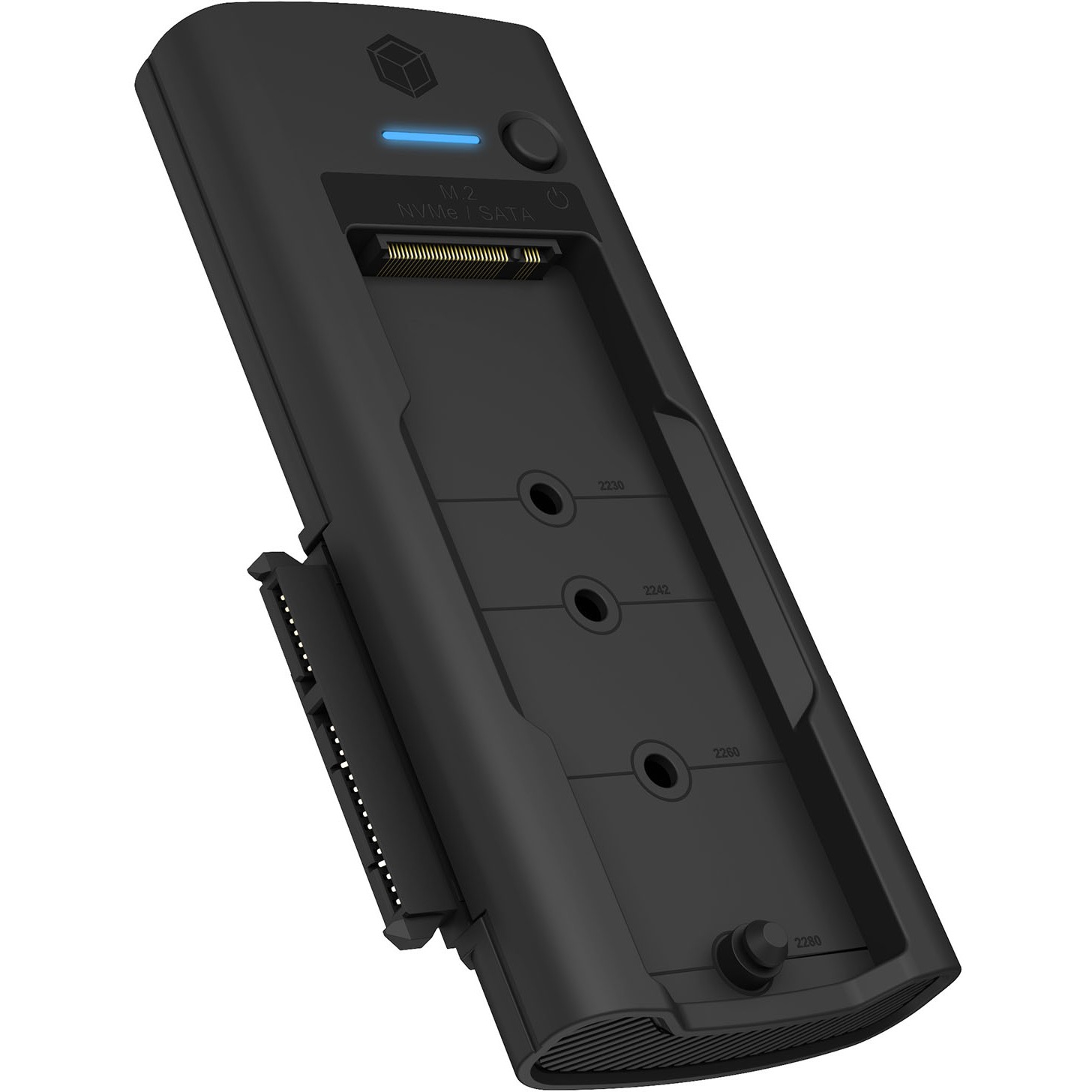 ICY BOX IB-180MS-C31 USB-C/USB-A 3.2 DockingStation für M.2 NVMe SSD und 3.5"/2.5" SATA HDD